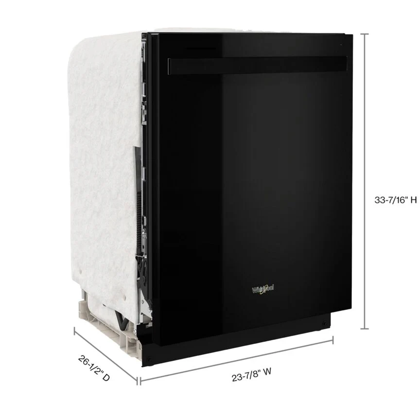 Whirlpool Black Dishwasher with Deep Top Rack (50 dBA) - WDT740SALB - Image 10