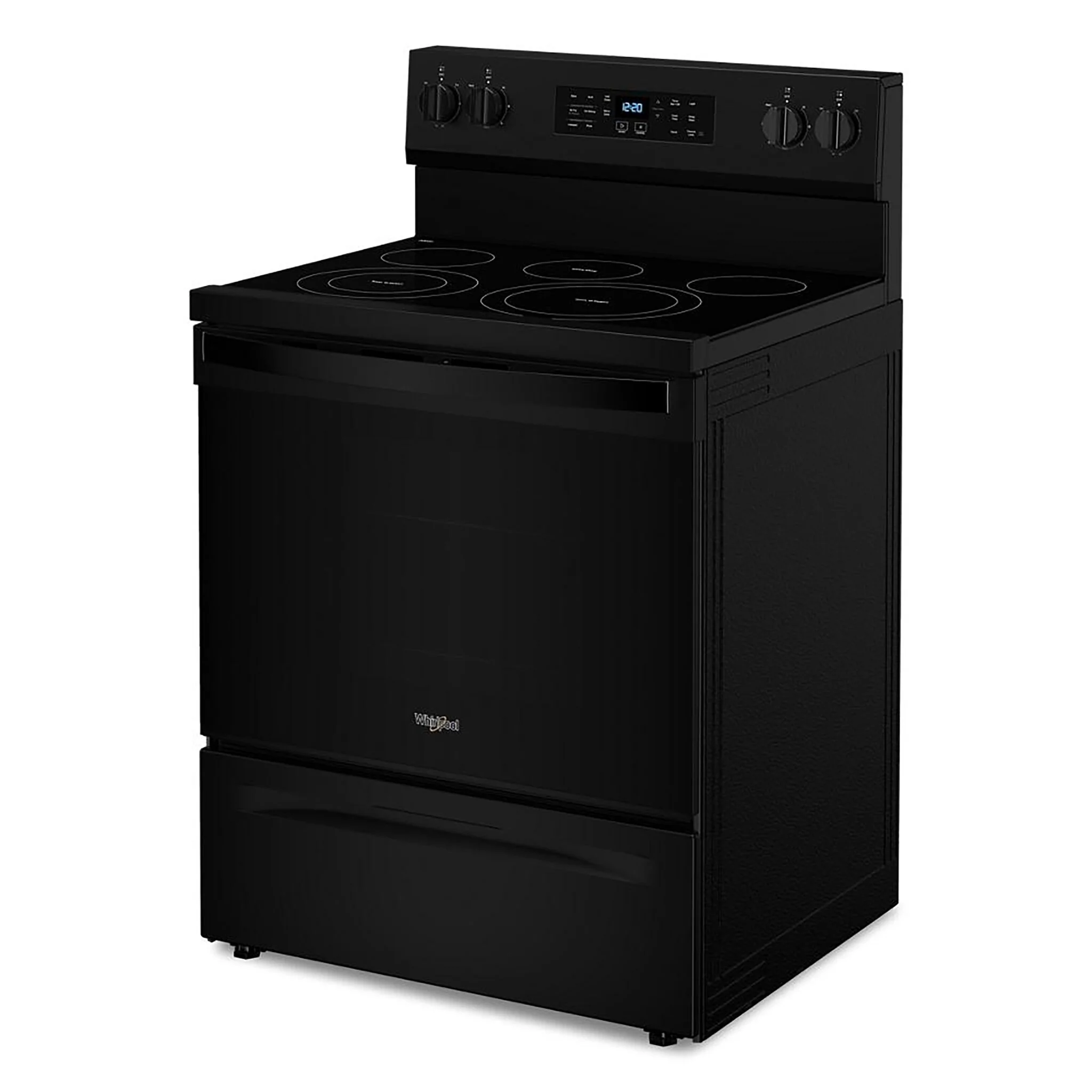 Whirlpool Black Electric Freestanding Range (5.3 Cu.Ft.) - YWFES5030RB - Image 5