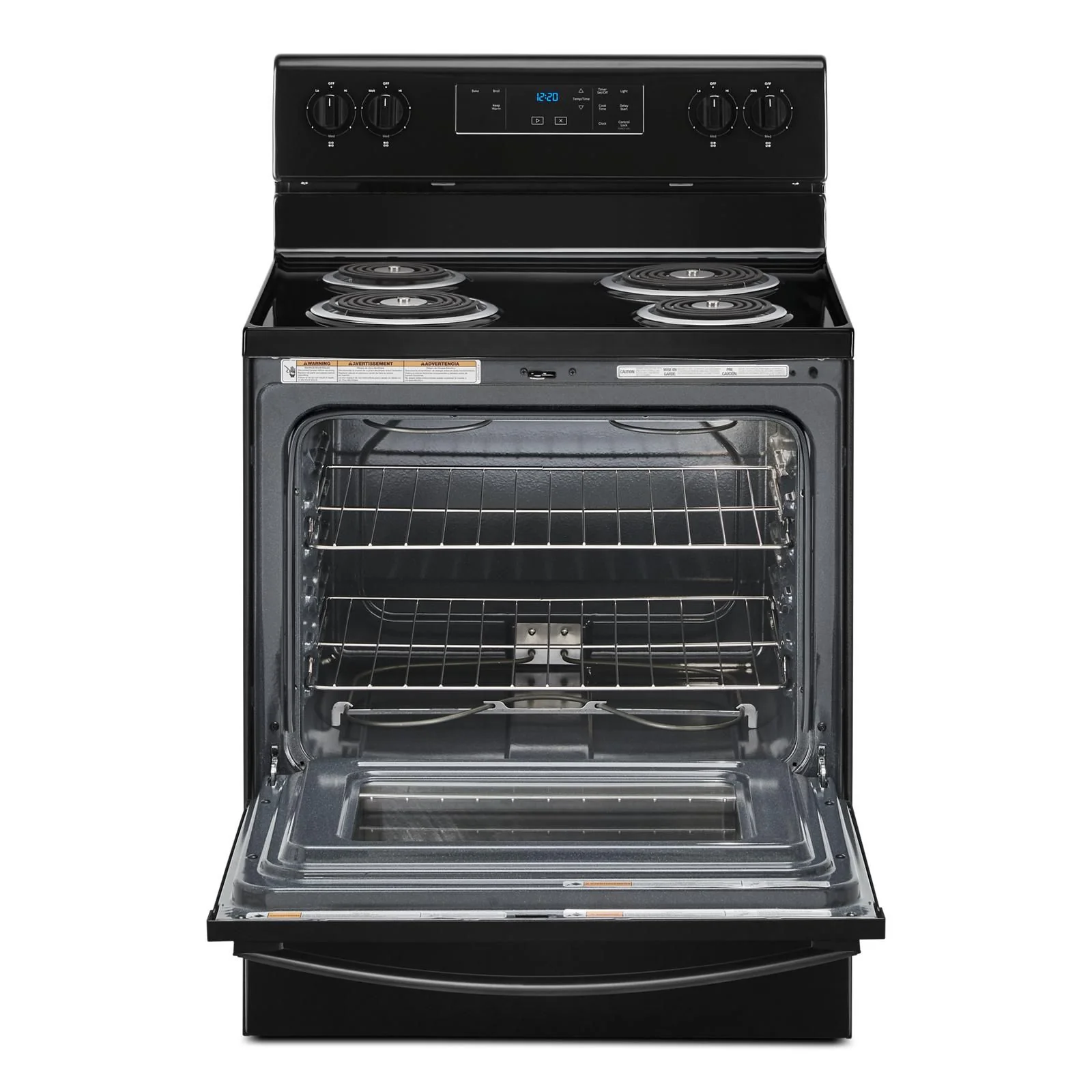 Whirlpool Black Freestanding Electric Range (4.8 Cu. Ft.) - YWFC150M0JB - Image 3
