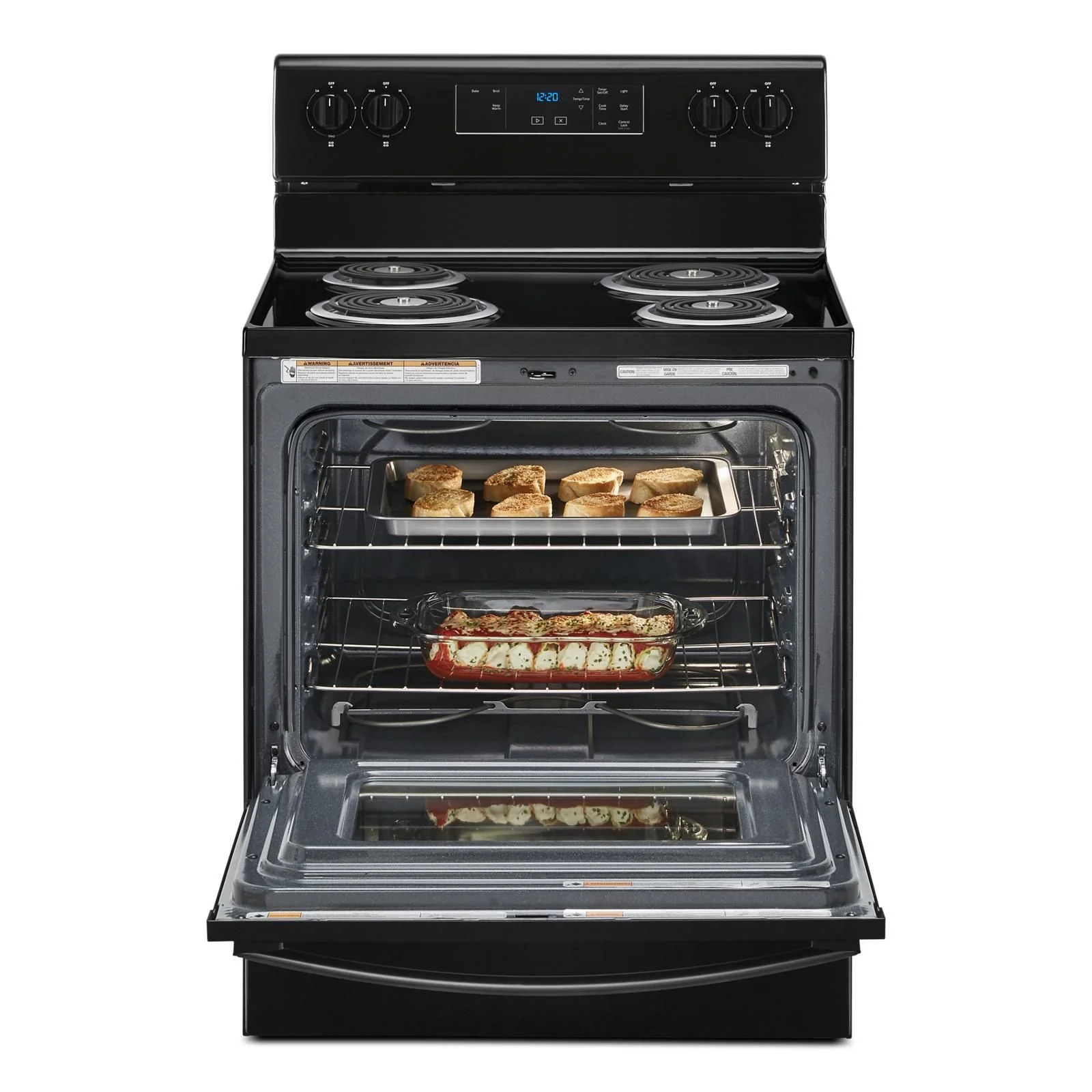 Whirlpool Black Freestanding Electric Range (4.8 Cu. Ft.) - YWFC150M0JB - Image 4