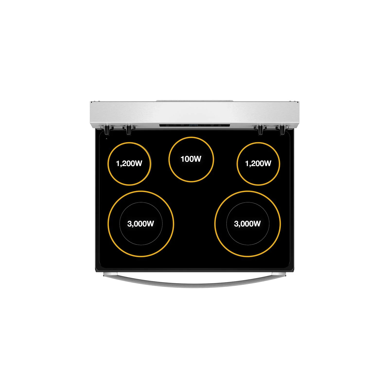 Whirlpool Black Freestanding Electric Single Oven Convection Range (5.3 Cu. Ft.) - YWFES4530SB - Image 8
