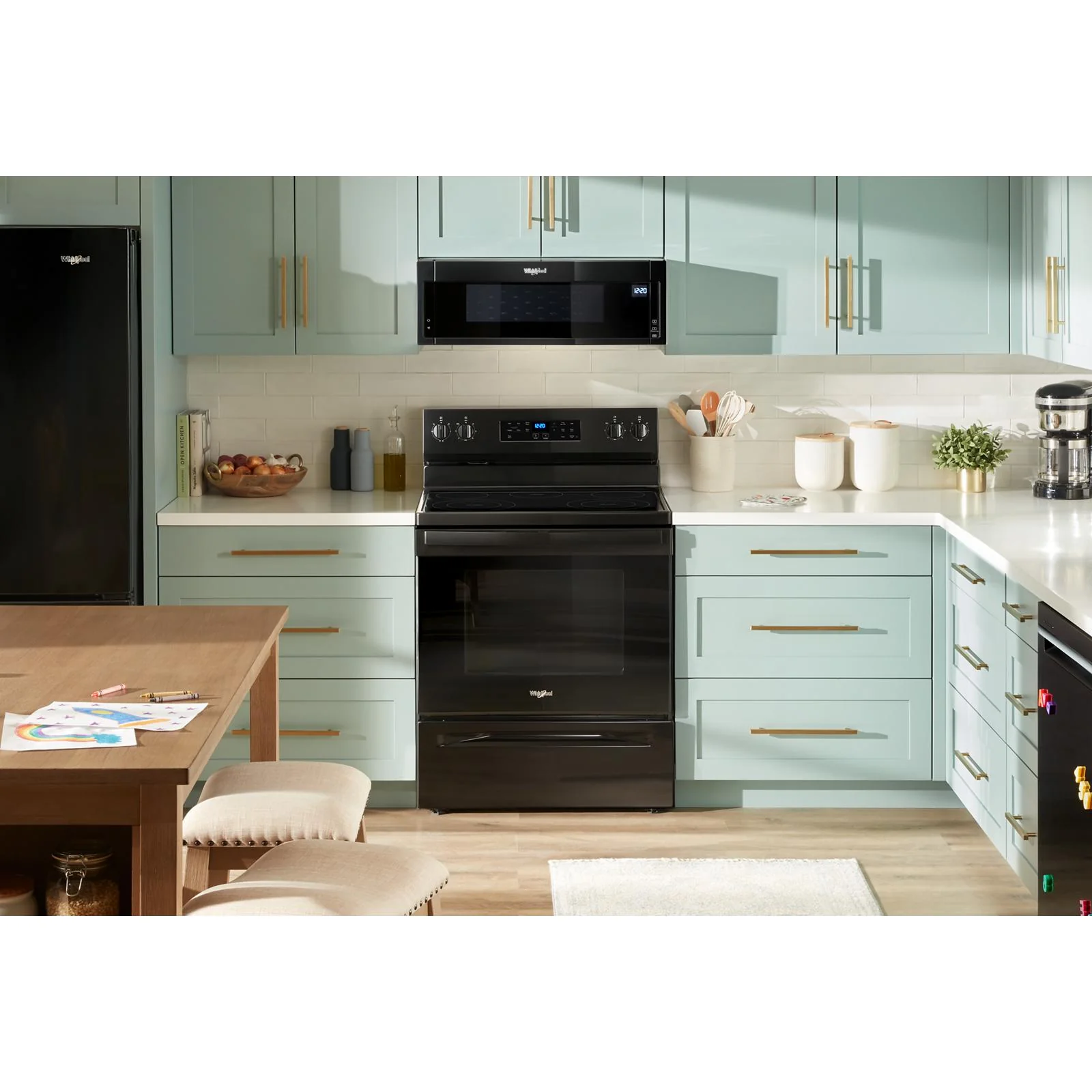 Whirlpool Black Freestanding Electric Single Oven Range (5.3 Cu. Ft.) - YWFES3330RB - Image 2