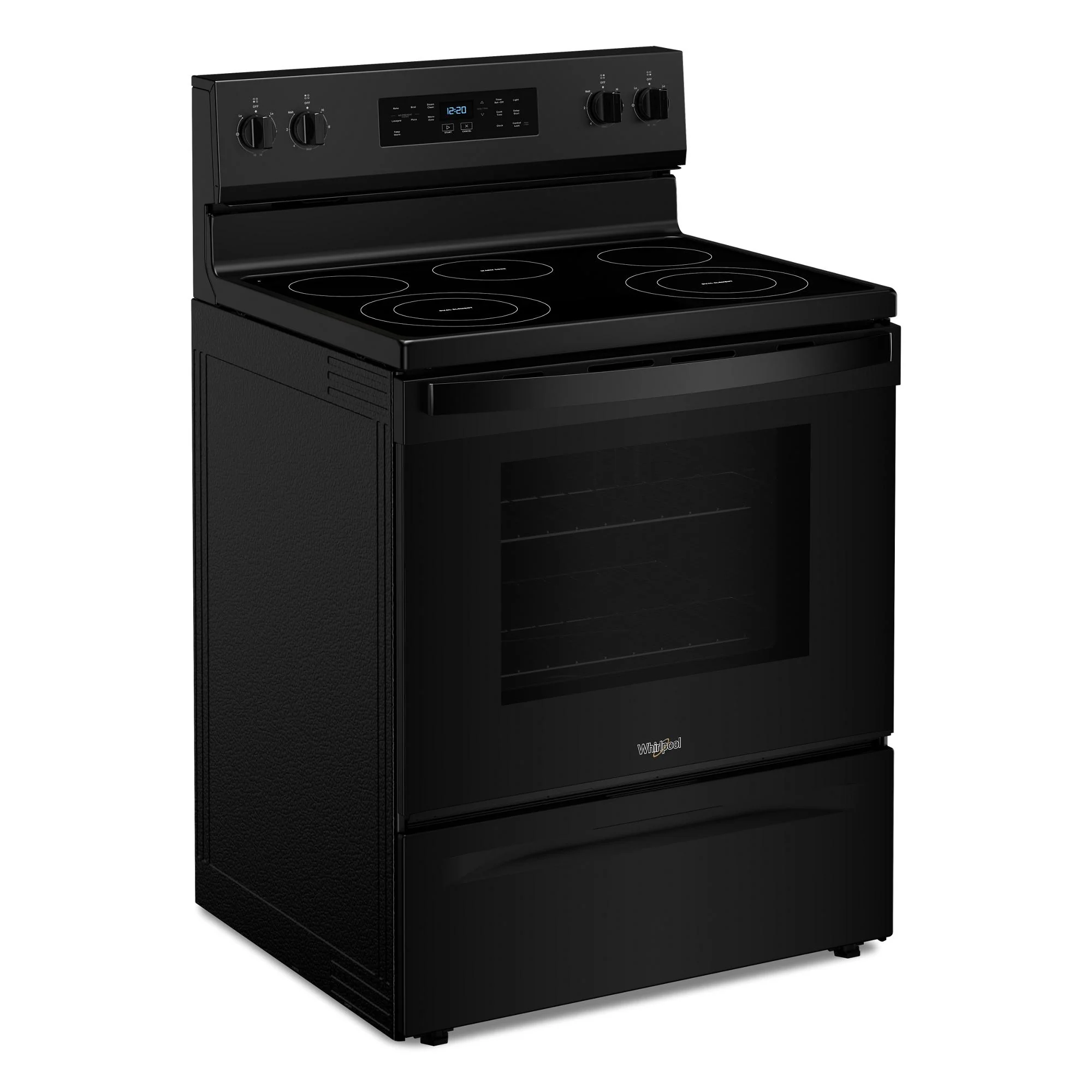 Whirlpool Black Freestanding Electric Single Oven Range (5.3 Cu. Ft.) - YWFES3330RB - Image 4