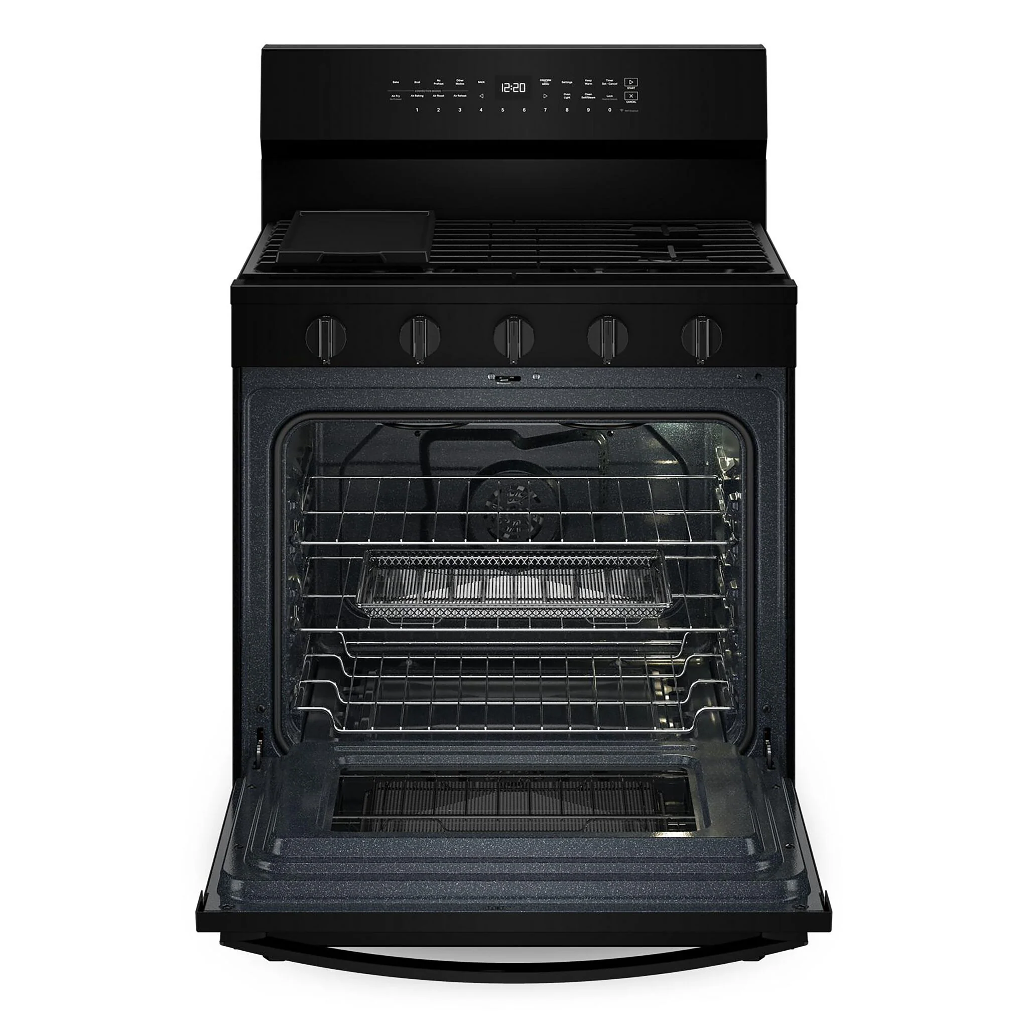 Whirlpool Black Gas Freestanding Range (5 Cu.Ft.) - WFGS7530RB - Image 2