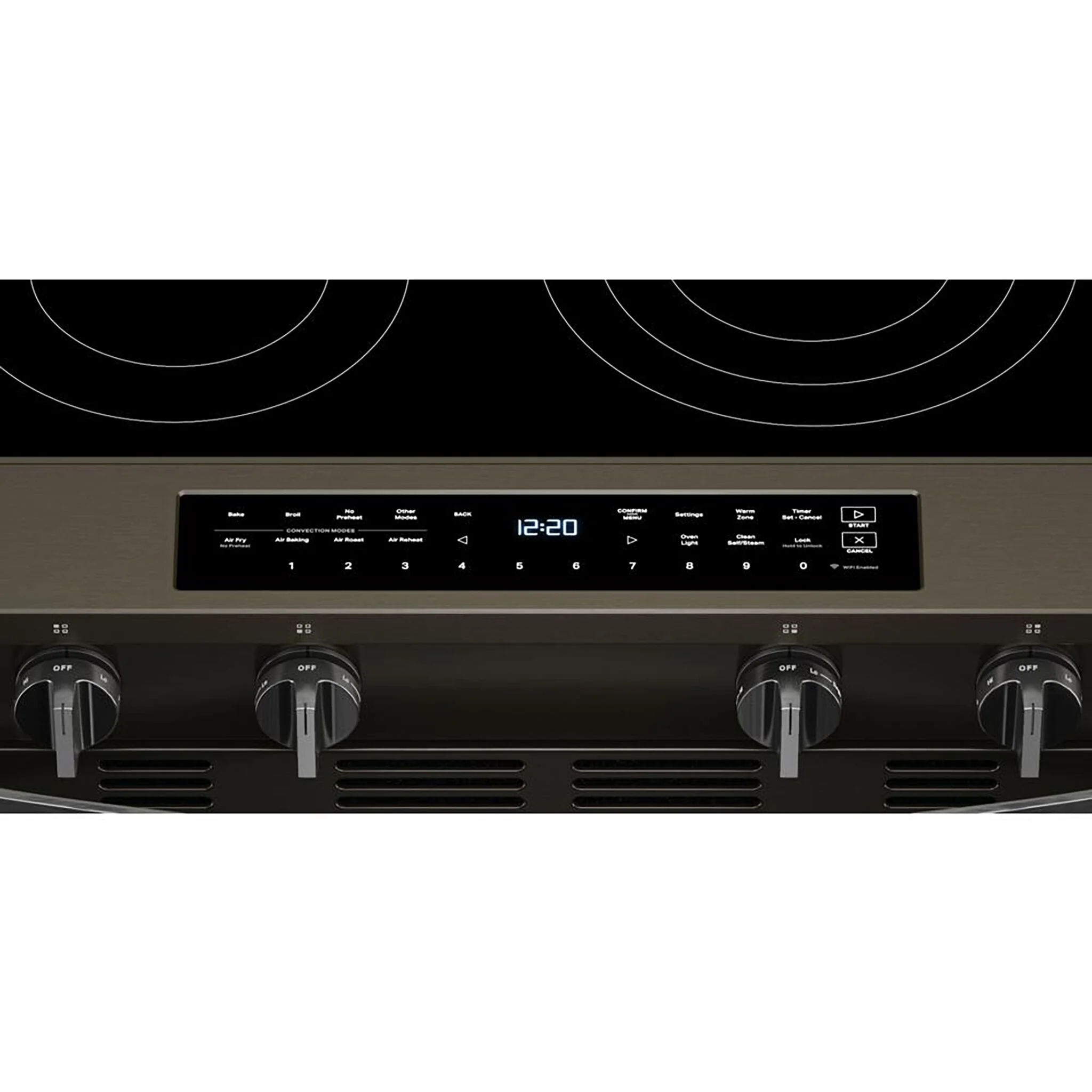 Whirlpool Black-on-Stainless Slide-In Electric Range (5.3 Cu.Ft.) - YWSES7530RV - Image 4