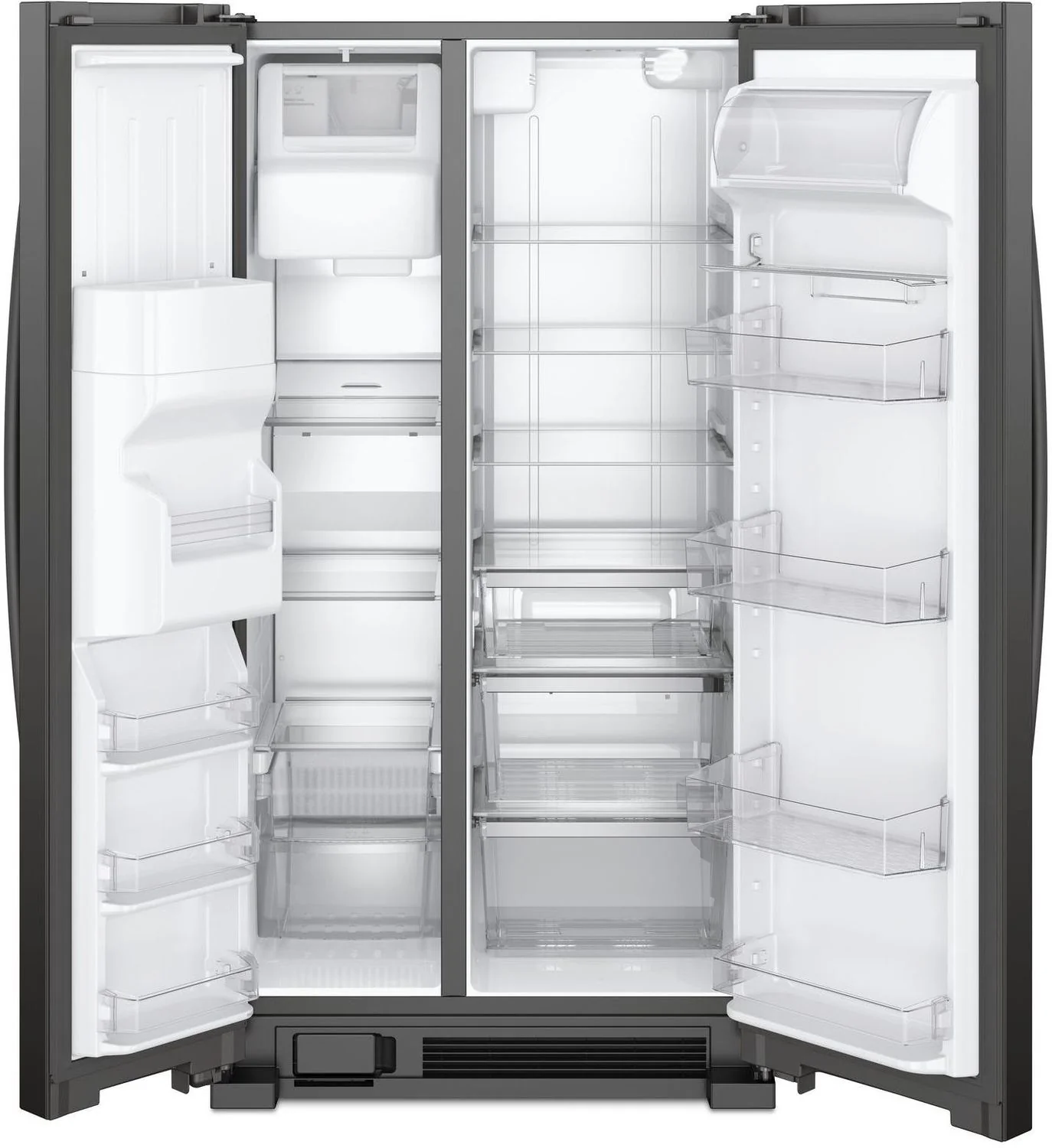 Whirlpool 35.13" 25 Cu. Ft. Black Side-by-Side Refrigerator - WRS325SDHB - Image 5