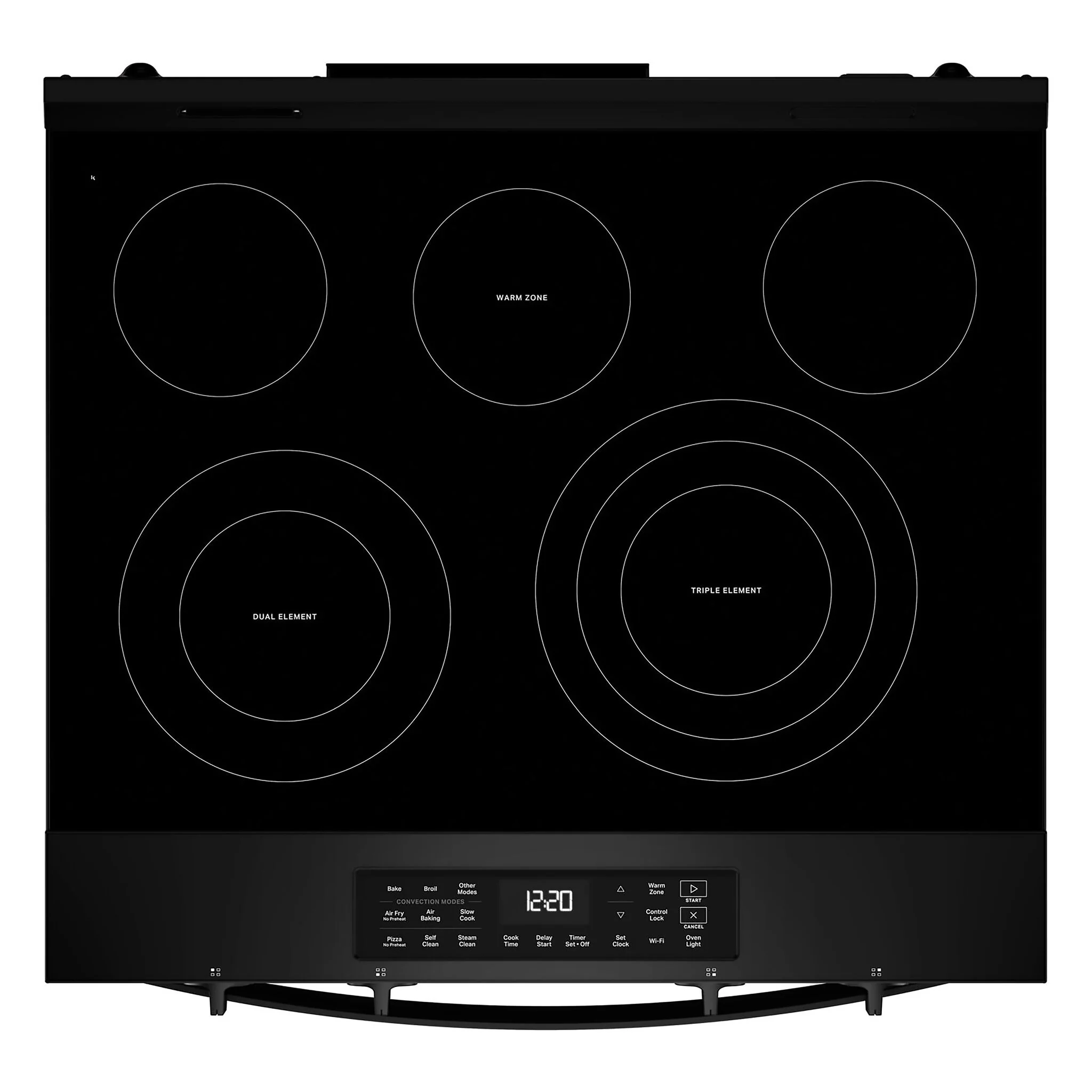 Whirlpool Black Slide-in Electric Convection Range (5.3 cu.ft.) - YWSES5030SB - Image 4
