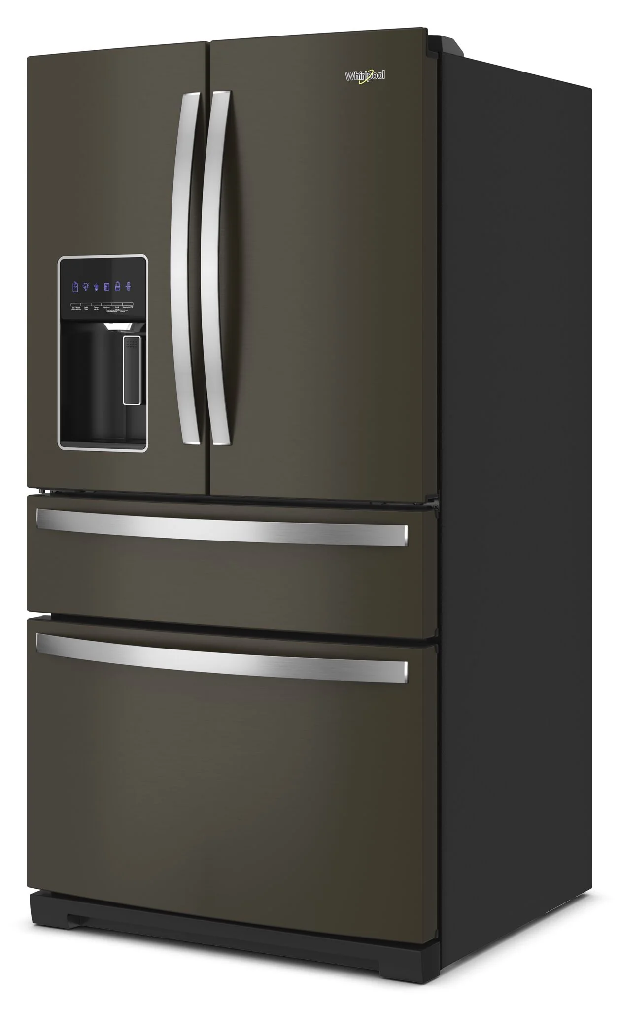 Whirlpool 33" 26.2 Cu. Ft. Black Stainless French Door Refrigerator - WRMF7736PV - Image 3