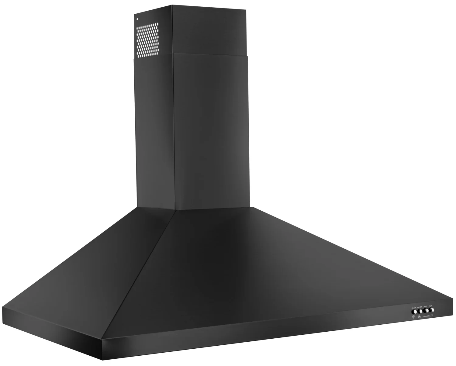 Whirlpool Black Stainless Steel 30" 400 CFM Canopy Wall-Mount Range Hood - WVW53UC0HV - Image 3