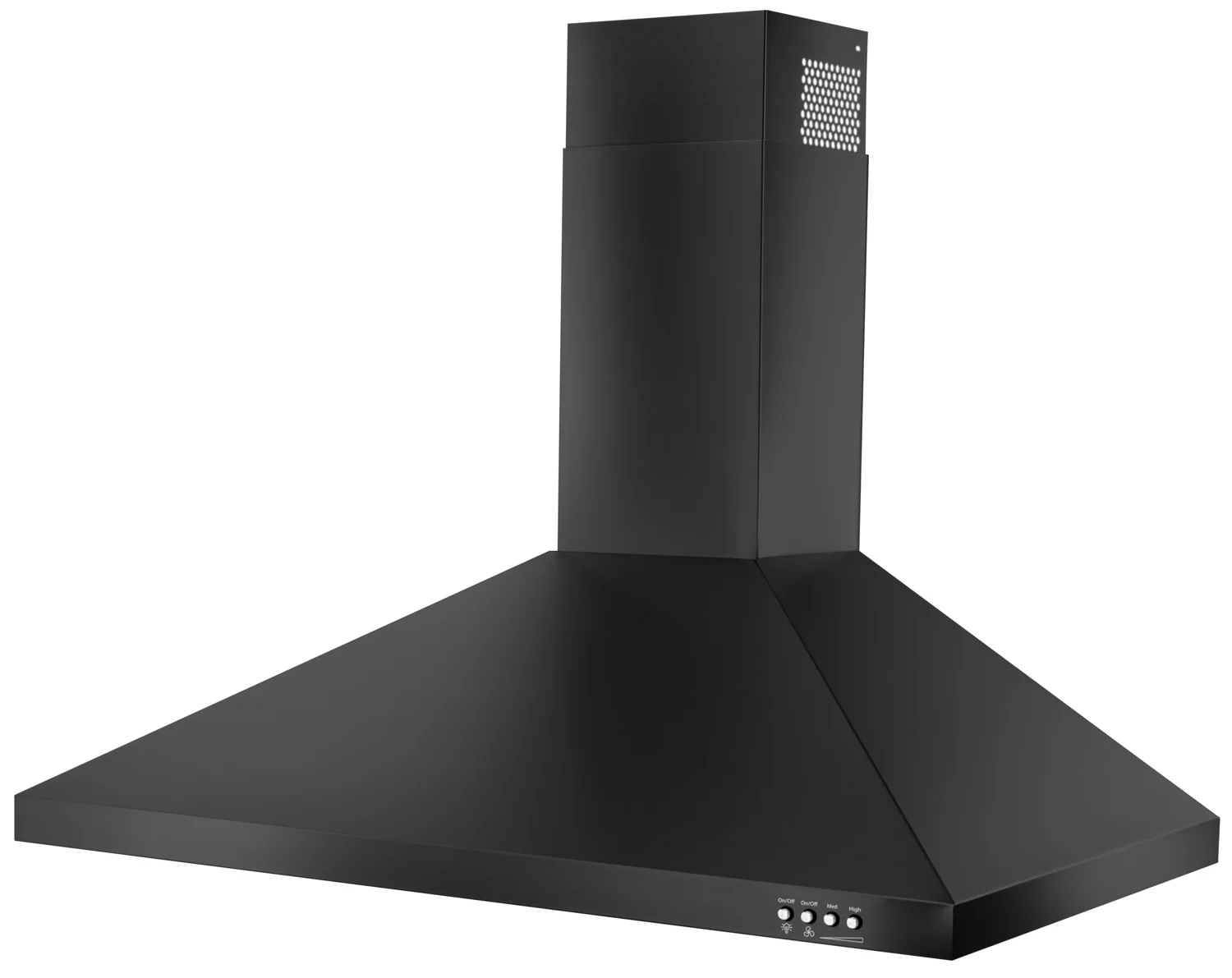 Whirlpool Black Stainless Steel 36" 400 CFM Canopy Wall-Mount Range Hood - WVW53UC6HV - Image 4