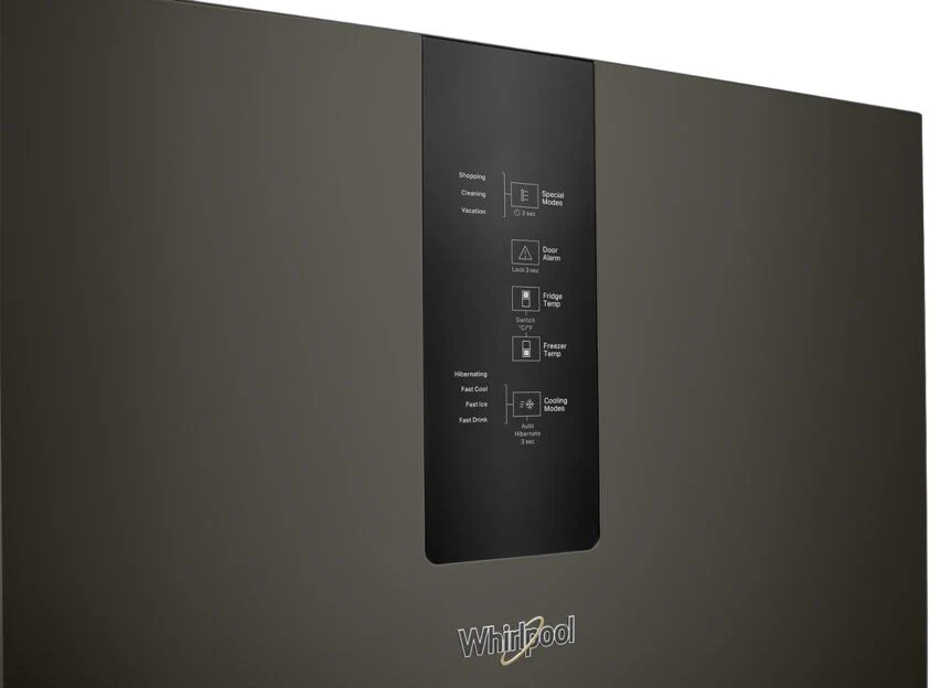 Whirlpool 26" 12.9 Cu. Ft. Black Stainless Steel Counter-Depth Bottom-Freezer Refrigerator - WRB543CMJV - Image 7