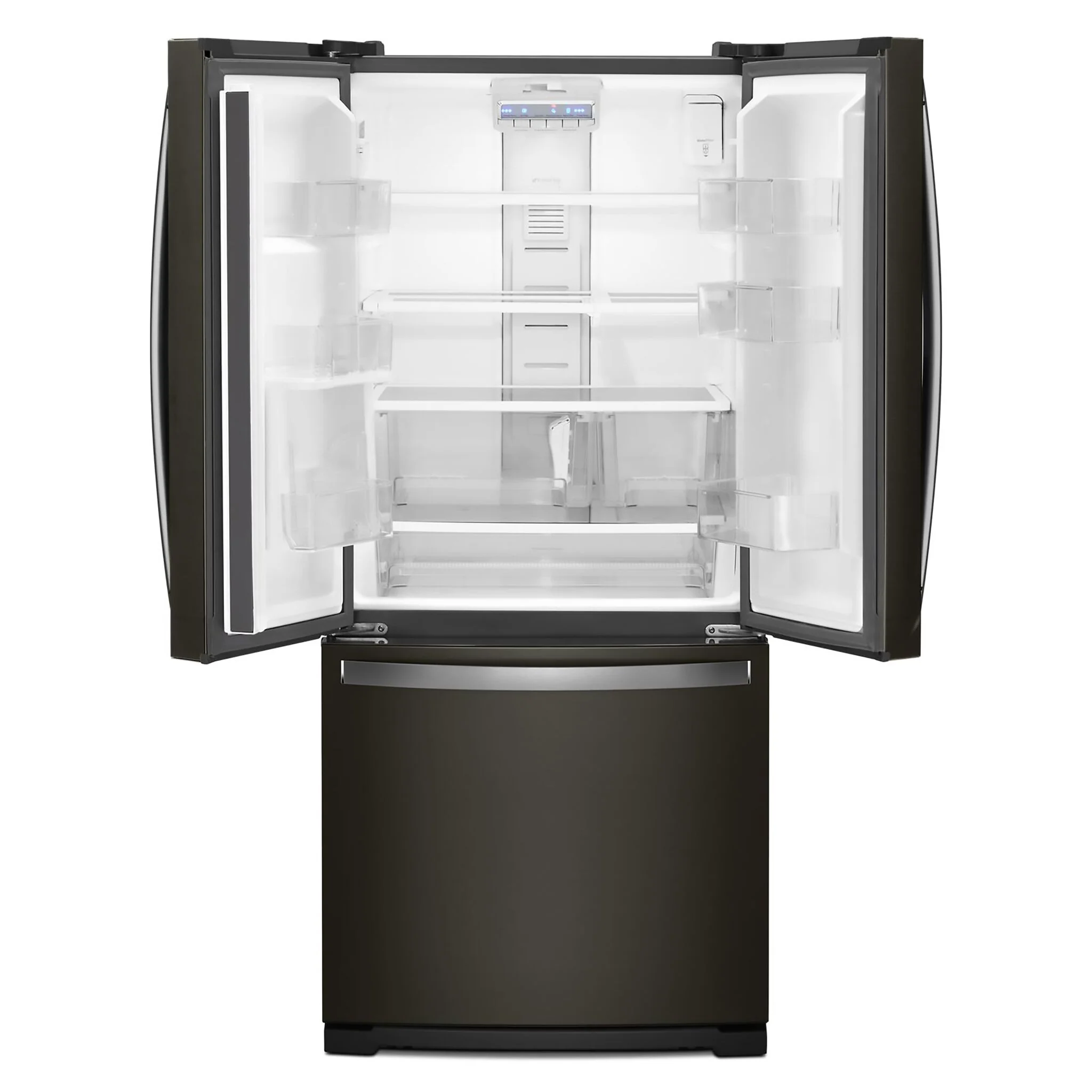 Whirlpool 29.5" 20 Cu. Ft. Black Stainless Steel French Door Refrigerator- WRF560SMHV - Image 3