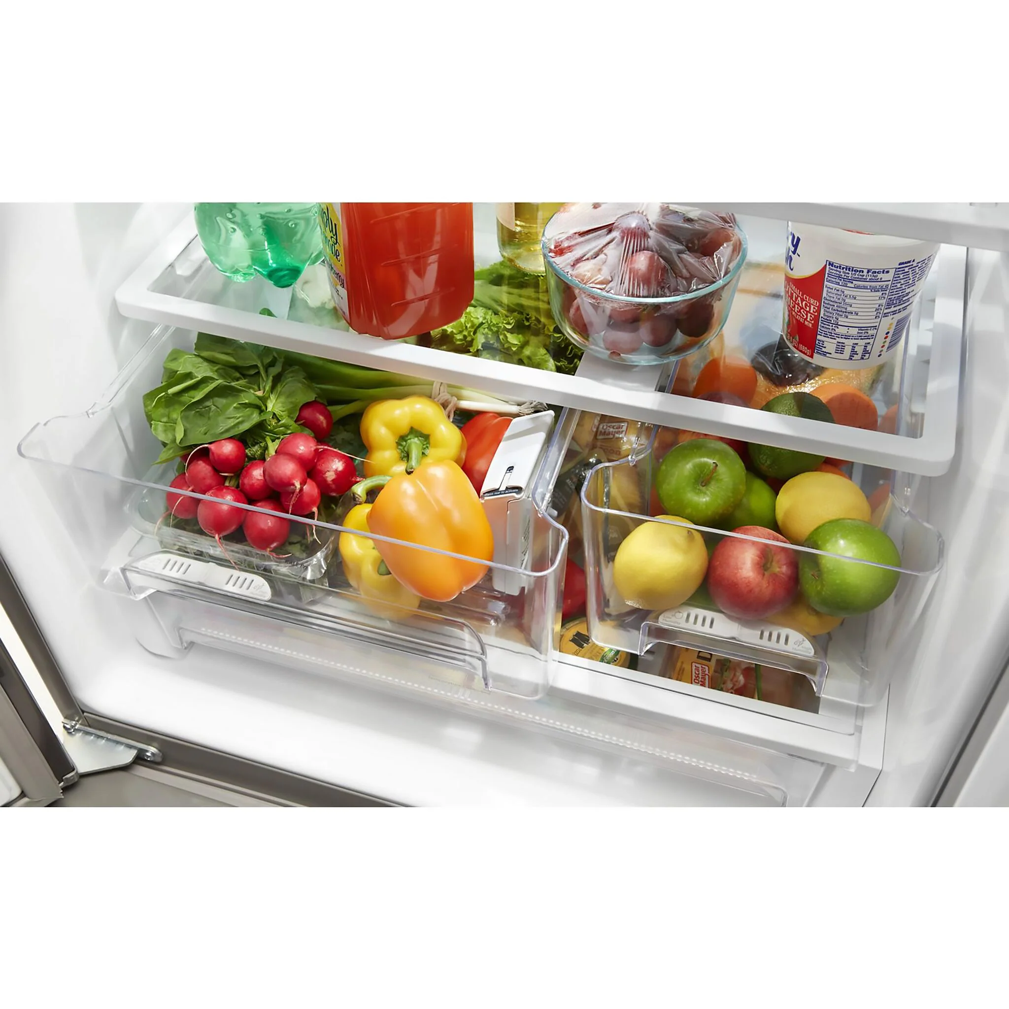 Whirlpool 29.5" 20 Cu. Ft. Black Stainless Steel French Door Refrigerator- WRF560SMHV - Image 6