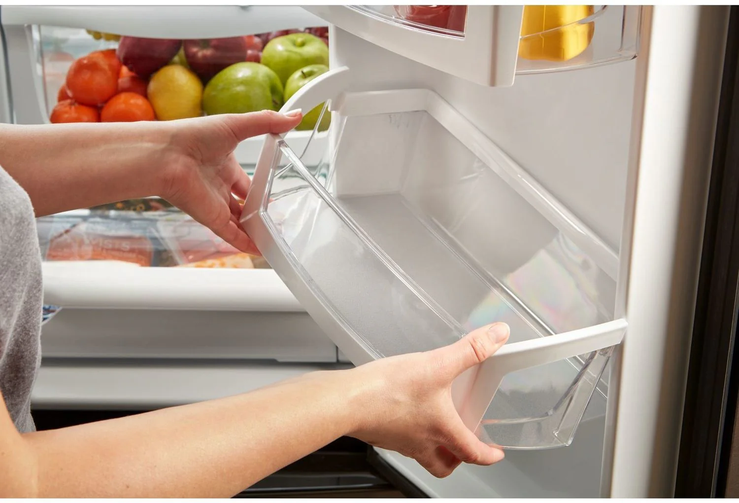 Whirlpool Black Stainless Steel French Door Refrigerator (25 Cu. Ft.) - WRF555SDHV - Image 3