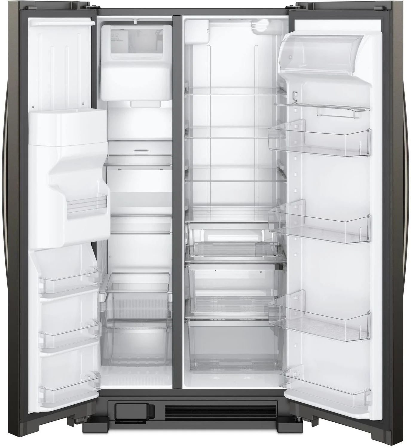 Whirlpool 33.13" 21 Cu. Ft. Black Stainless Steel Side-by-Side Refrigerator - WRS321SDHV - Image 5