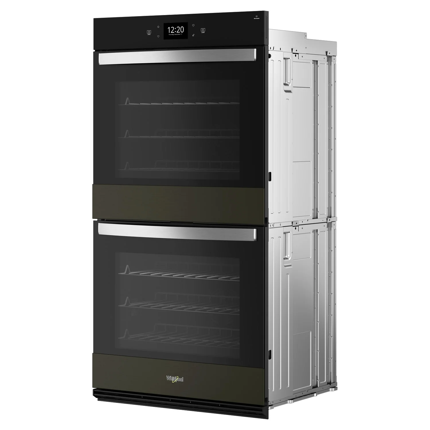 Whirlpool Black Stainless Steel Smart Double Wall Oven with PrintShield™ Finish (10.00 Cu Ft) - WOED7030PV - Image 4