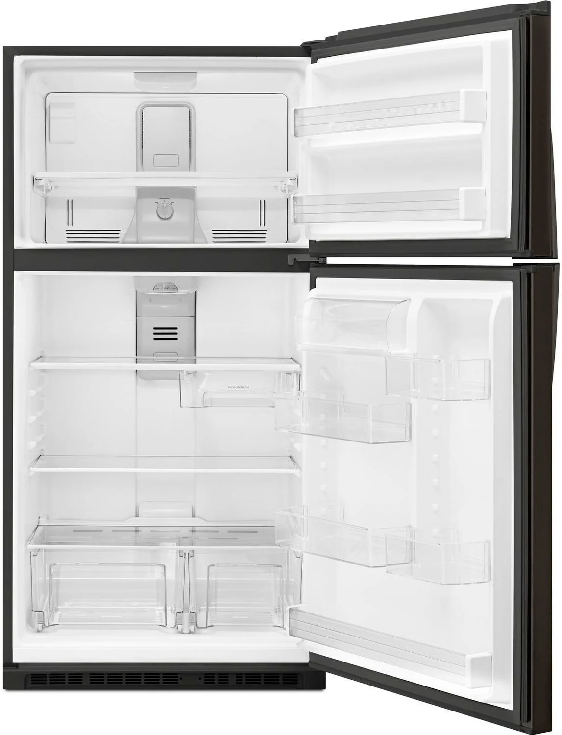 Whirlpool 32.8" 21 Cu. Ft. Black Stainless Steel Top-Freezer Refrigerator - WRT541SZHV - Image 3