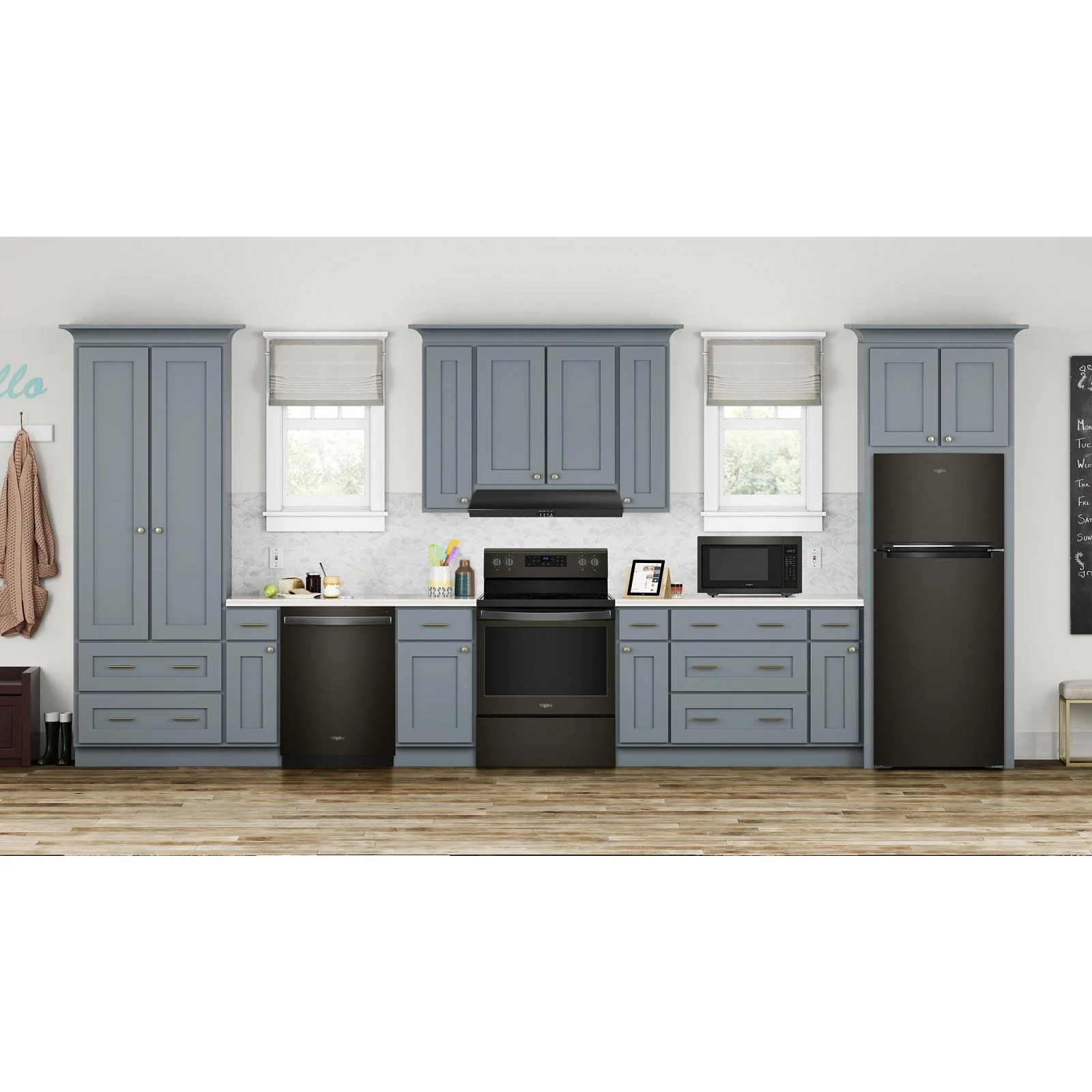 Whirlpool 28" 18 Cu. Ft. Black Stainless Top-Freezer Refrigerator - WRT518SZKV - Image 11