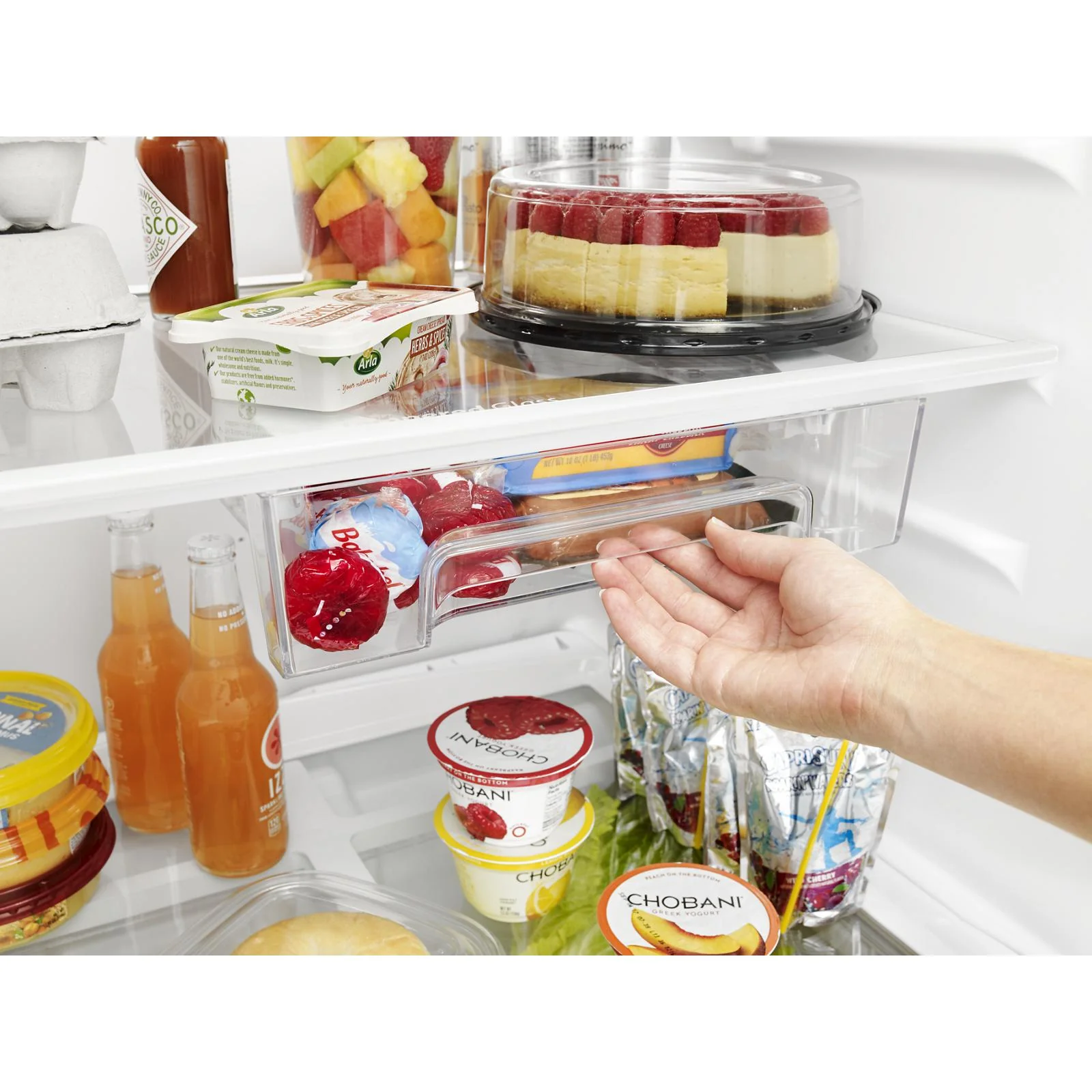 Whirlpool 28" 18 Cu. Ft. Black Stainless Top-Freezer Refrigerator - WRT518SZKV - Image 9