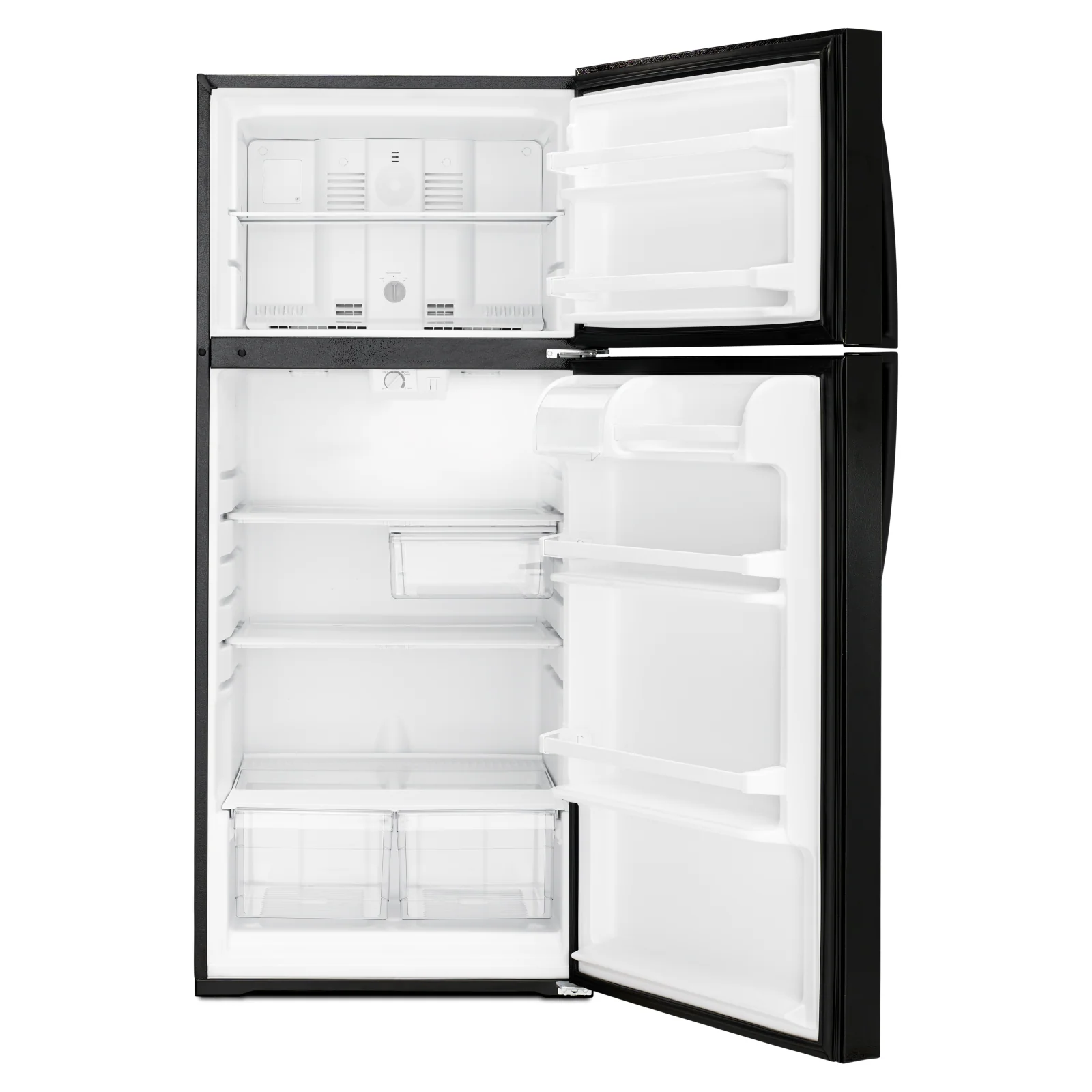 Whirlpool 28" 14.3 Cu. Ft. Black Top-Freezer Refrigerator - WRT314TFDB - Image 8