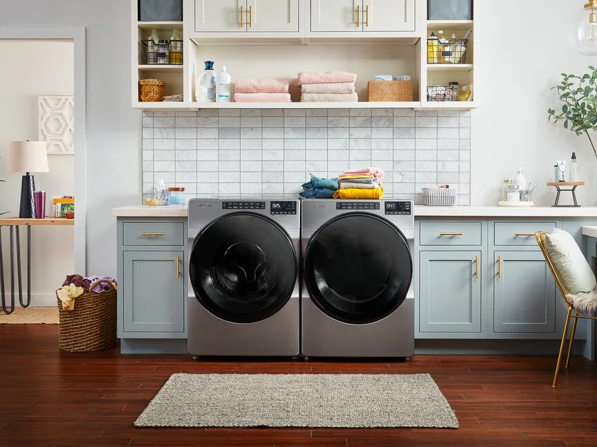 Whirlpool Chrome Shadow Electric Dryer with Wrinkle Shield (7.4 cu. ft.) - YWED5605MC - Image 5