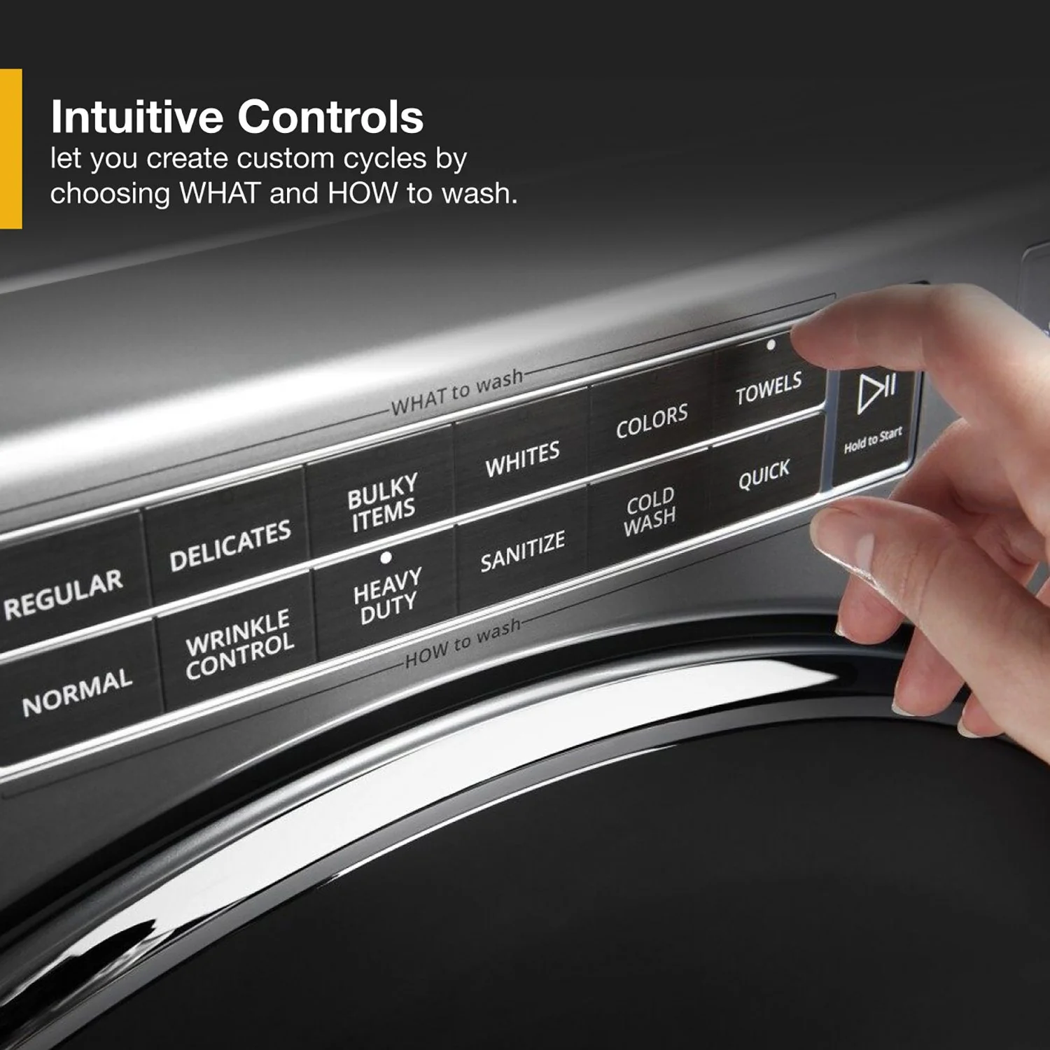 Whirlpool Chrome Shadow Front-Load Washer (5.8 cu. ft.) & Electric Dryer (7.4 cu. ft.) - WFW8620HC/YWED8620HC - Image 5