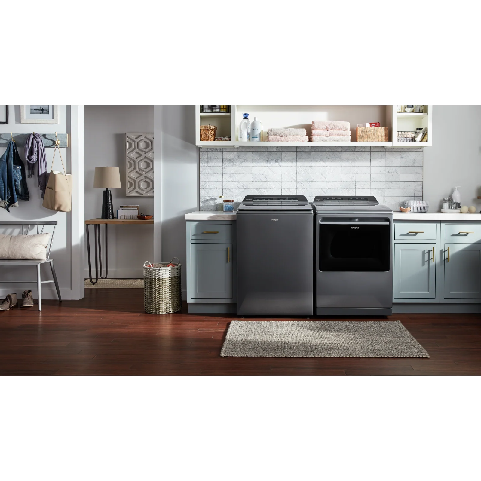 Whirlpool Chrome Shadow Gas Dryer (7.40 Cu Ft) - WGD8127LC - Image 9
