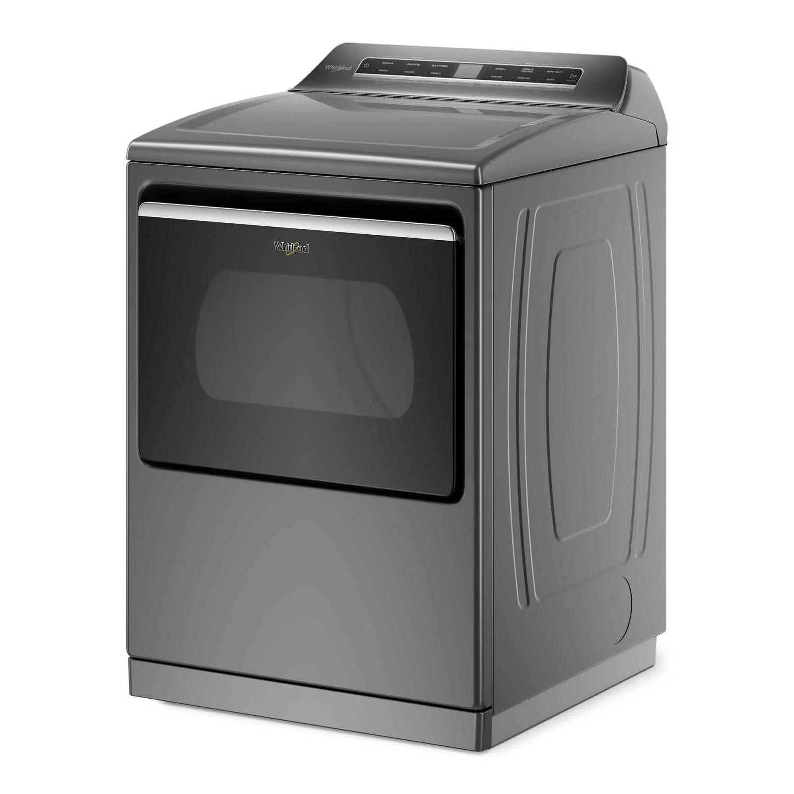 Whirlpool Chrome Shadow Smart Electric Dryer with Steam (7.4 cu.ft.) - YWED7120HC - Image 2
