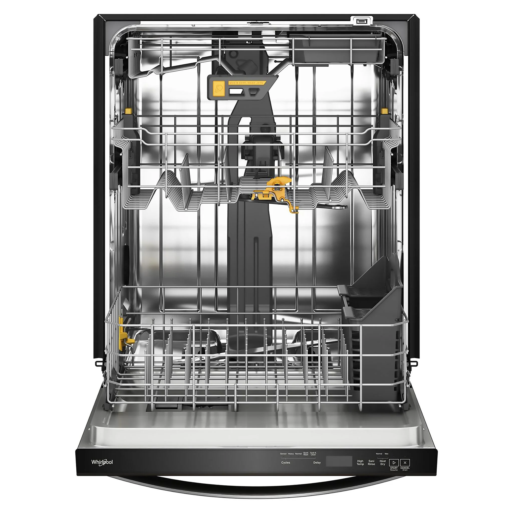 Whirlpool Fingerprint Resistant Black Stainless Dishwasher (47 dBA) - WDTS8024SV - Image 2