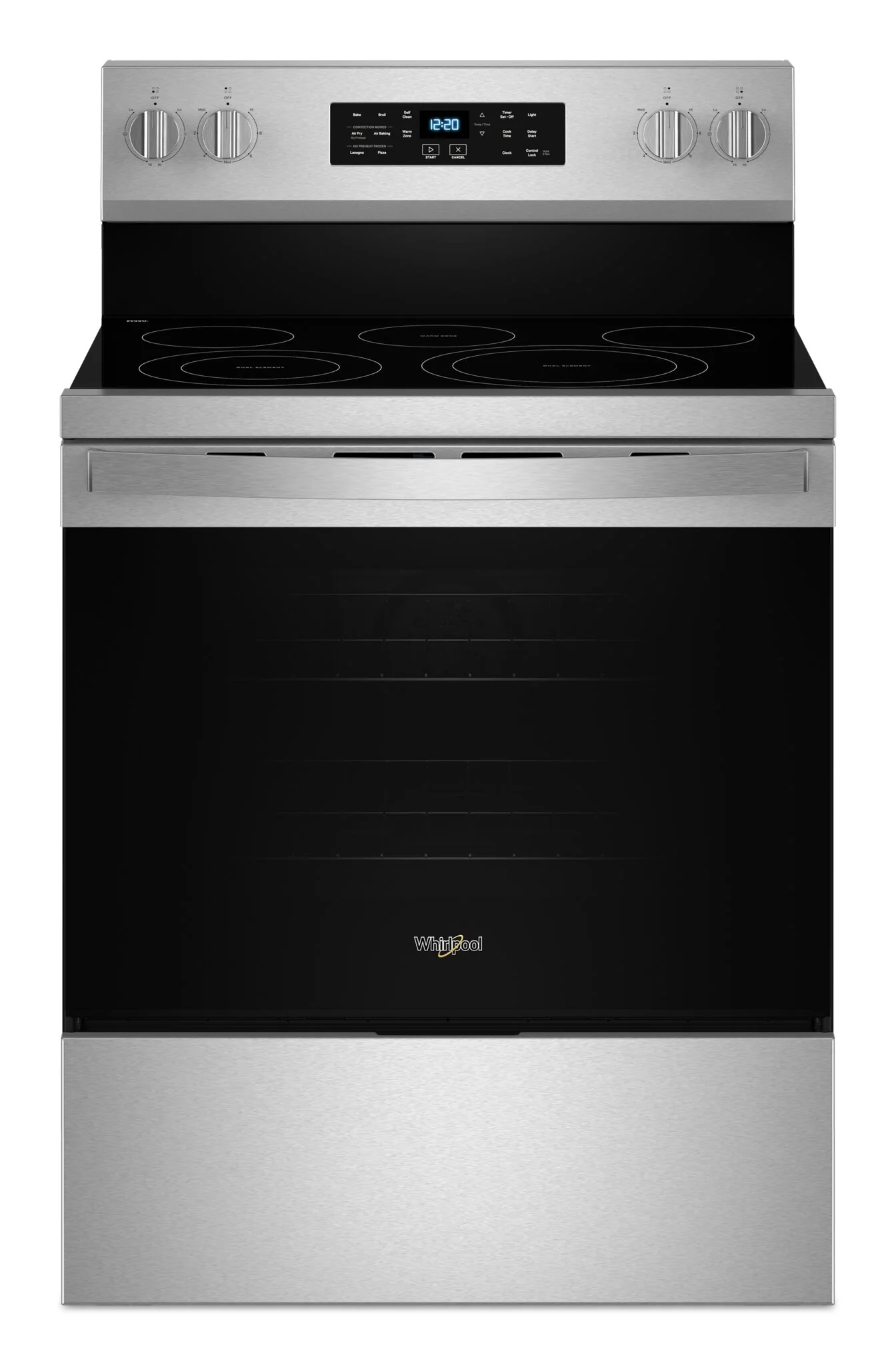 Whirlpool Fingerprint Resistant Stainless Kitchen Package with French Door Refrigerator, Electric Range & Built-In Dishwasher - Image 4