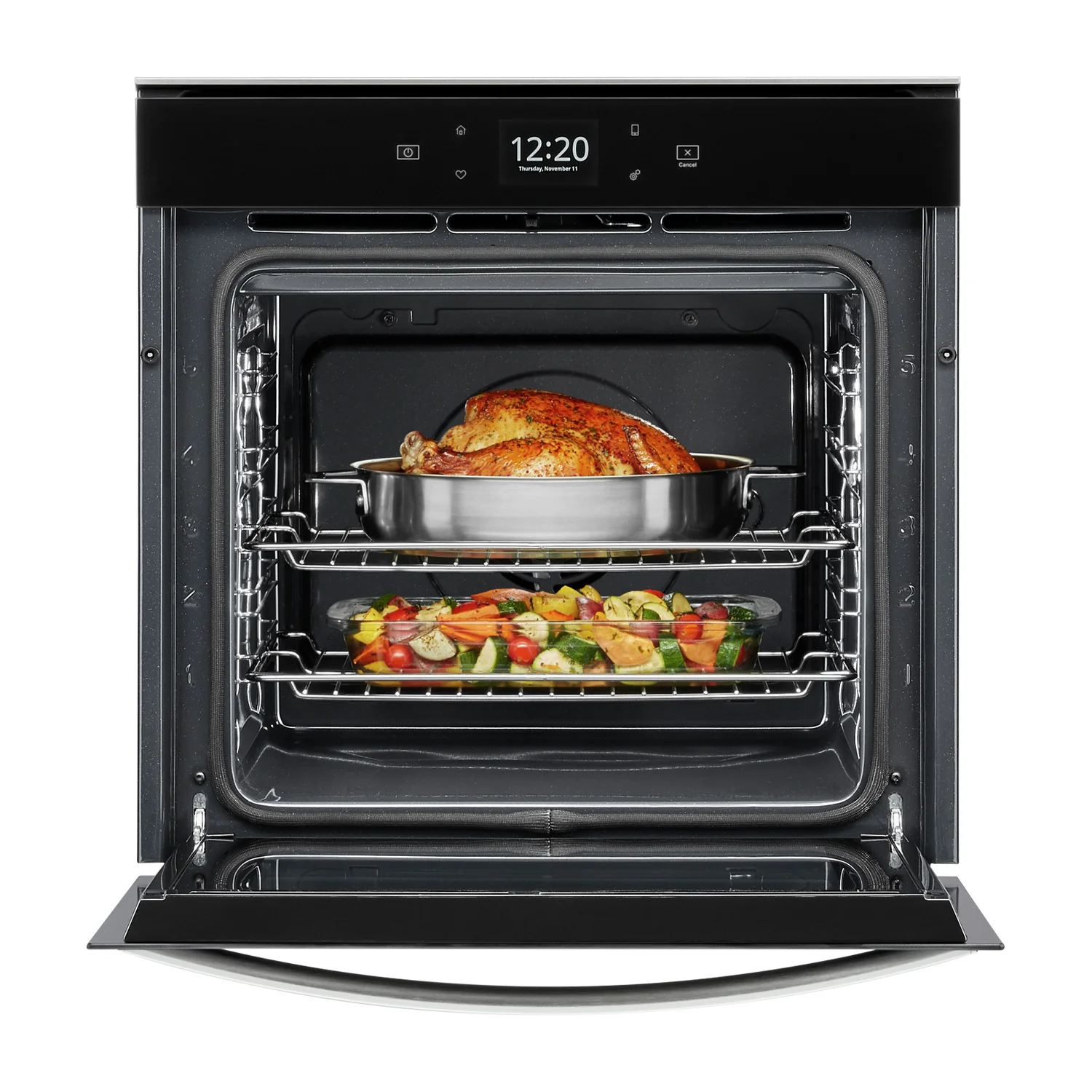 Whirlpool Fingerprint Resistant Stainless Steel 24" Smart Wall Oven (2.90 Cu. Ft) - YWOS52ES4MZ - Image 3