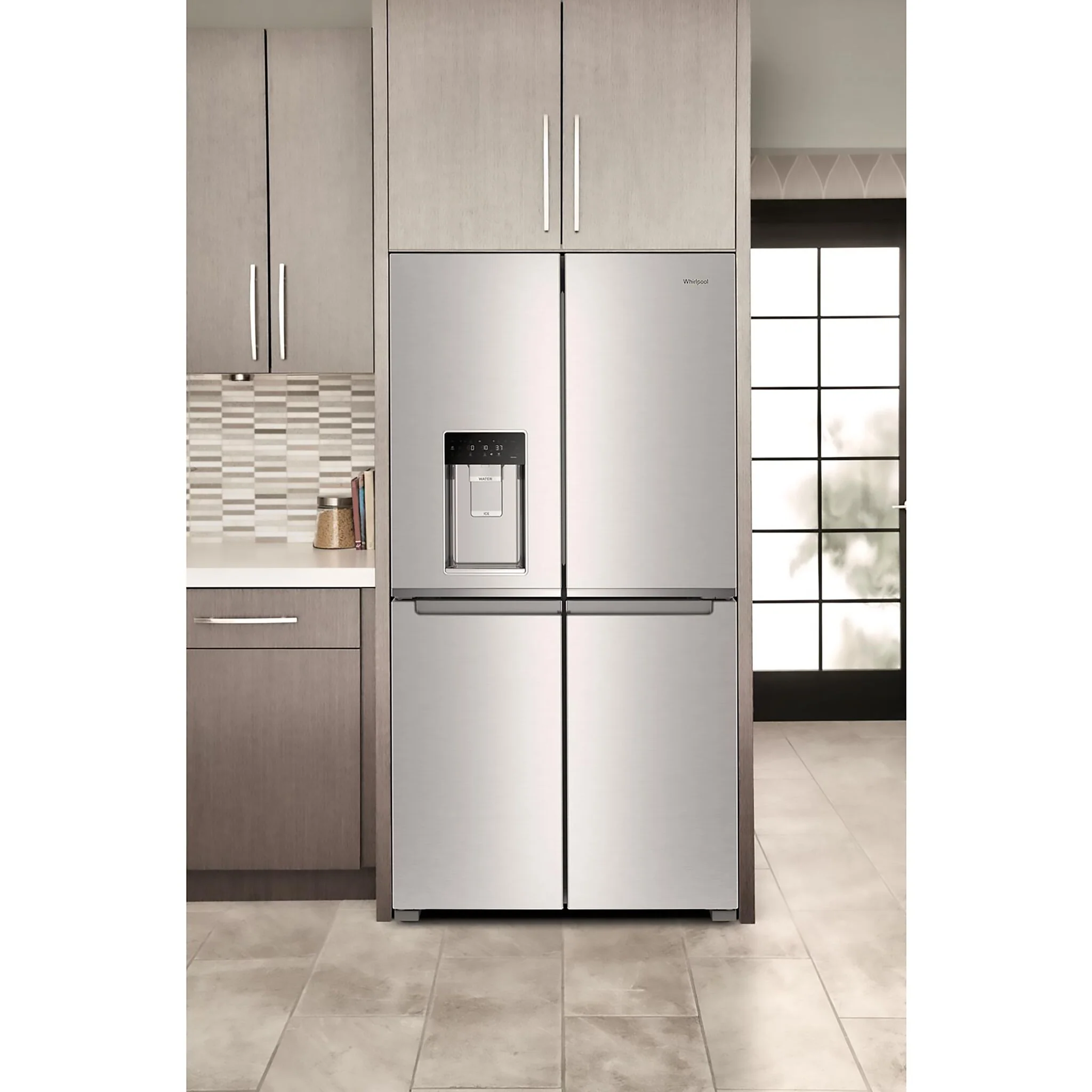 Whirlpool 36" 19.14 Cu. Ft. Fingerprint Resistant Stainless Steel 4-Door French Door Refrigerator - WRQC7836RZ - Image 3