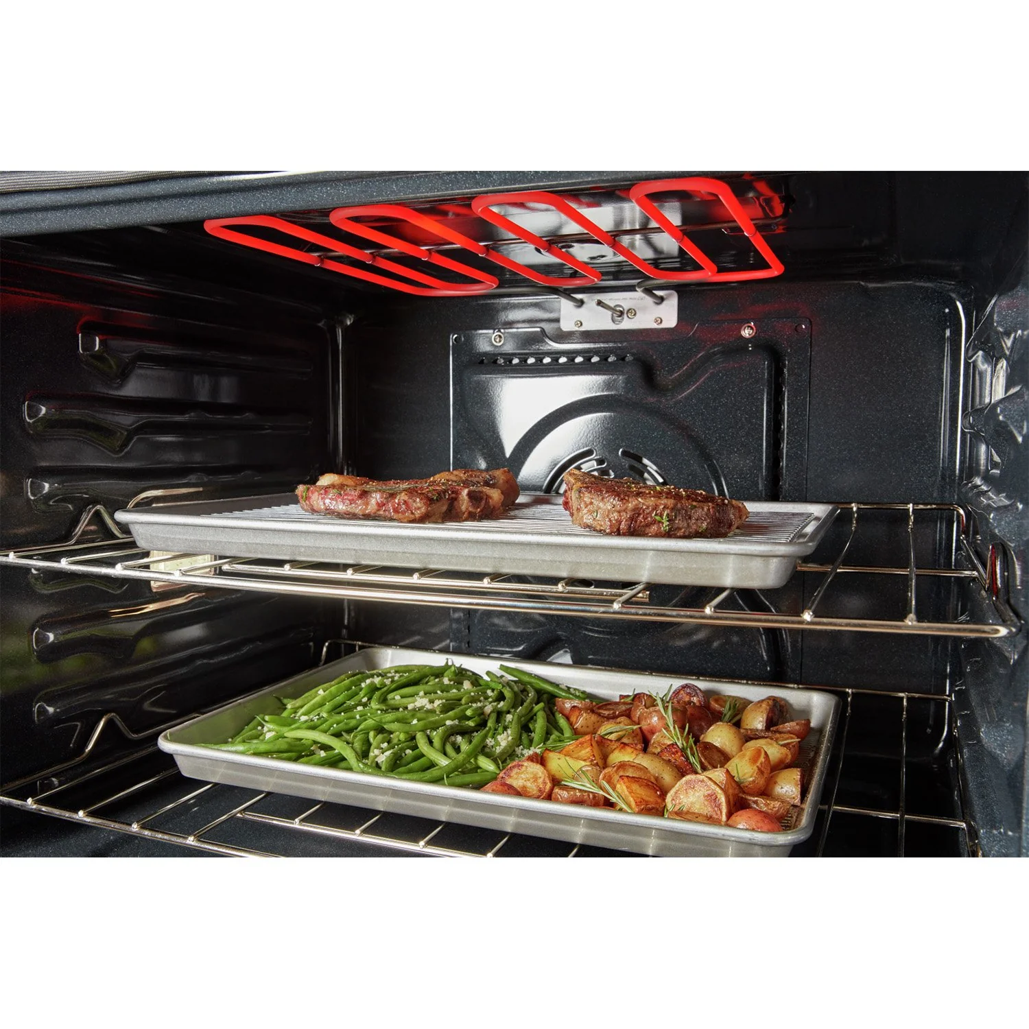Whirlpool Fingerprint Resistant Stainless Steel Combi Wall Oven (5.70 Cu Ft) - WOEC5027LZ - Image 8