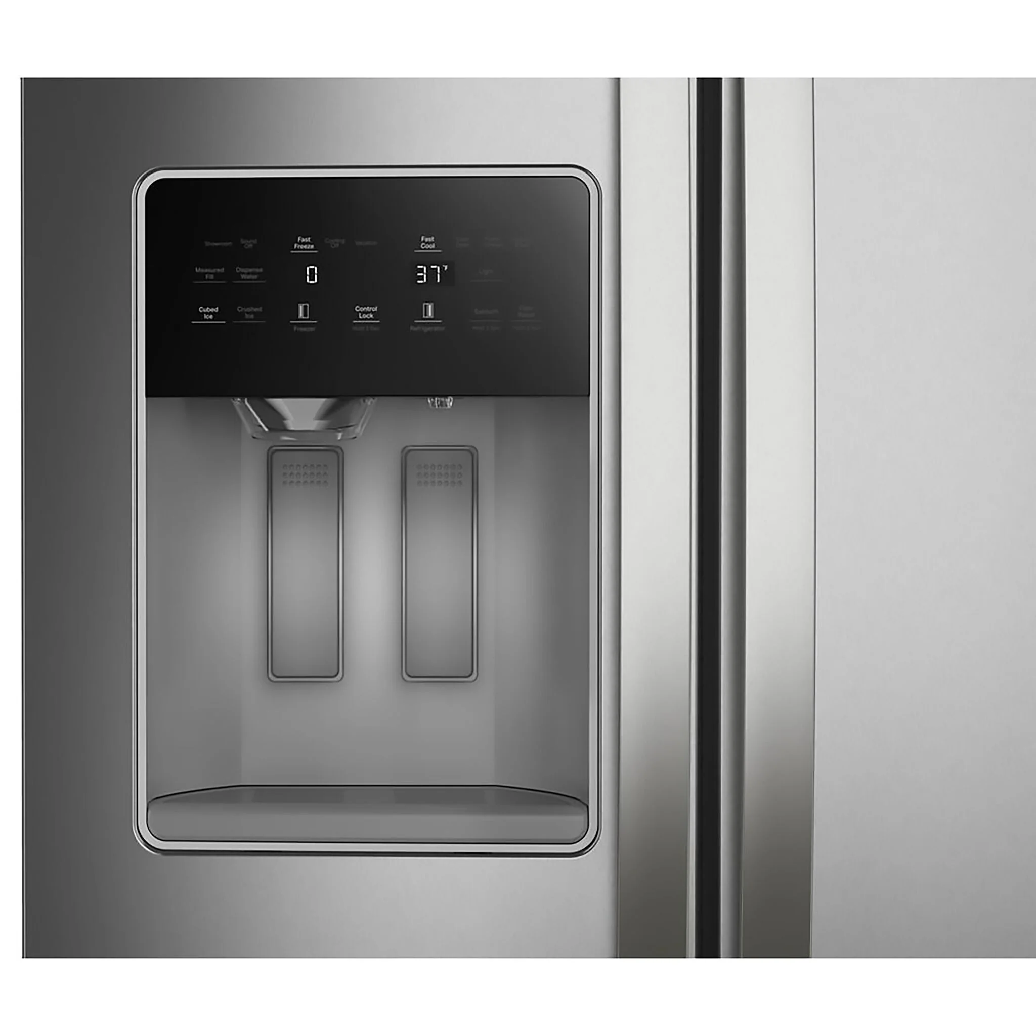 Whirlpool 35.75" 20.55 Cu. Ft. Fingerprint Resistant Stainless Steel Counter-Depth Side-by-Side Refrigerator - WRSC6536RZ - Image 4