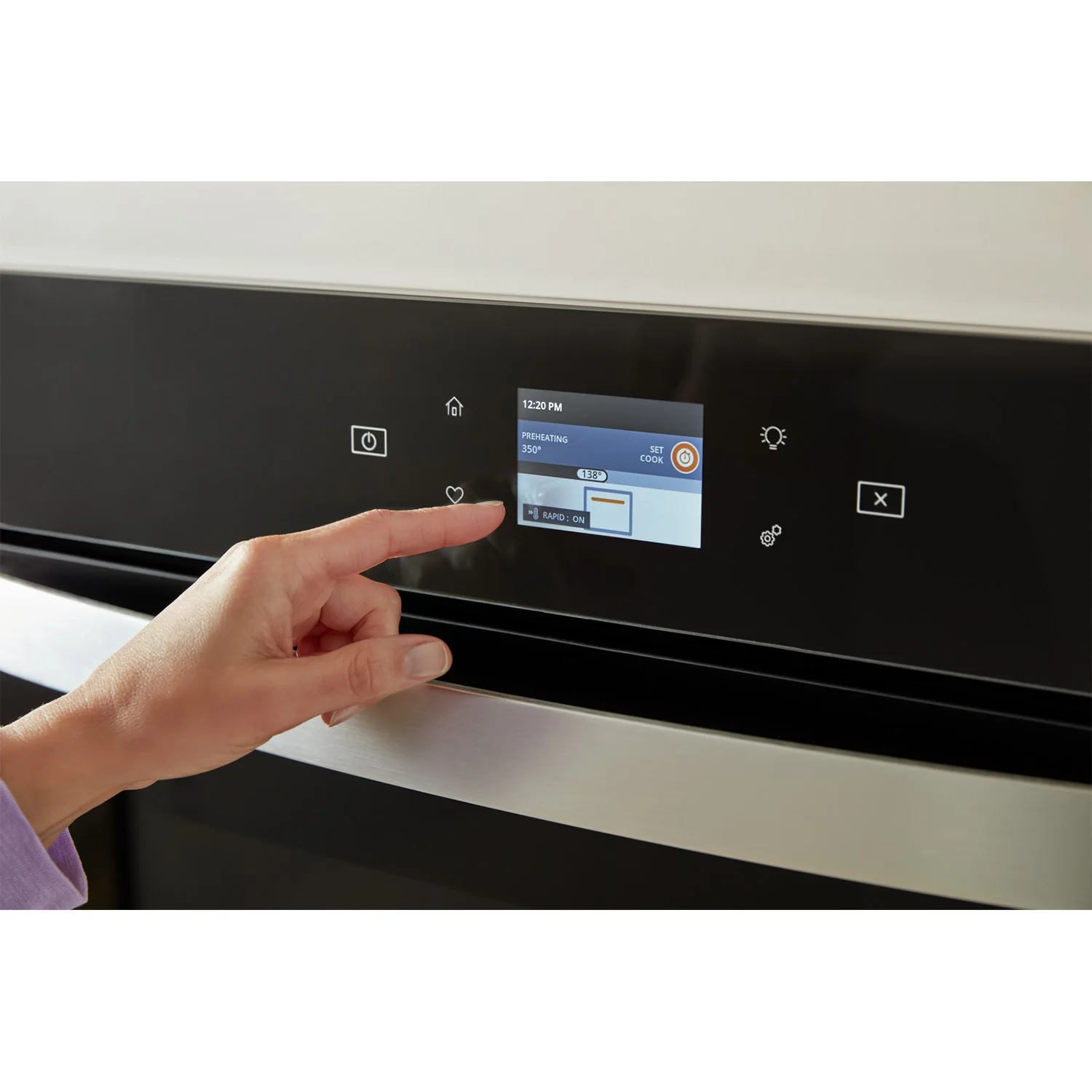 Whirlpool Fingerprint Resistant Stainless Steel Double Wall Oven (10.00 Cu Ft) - WOED5030LZ - Image 5