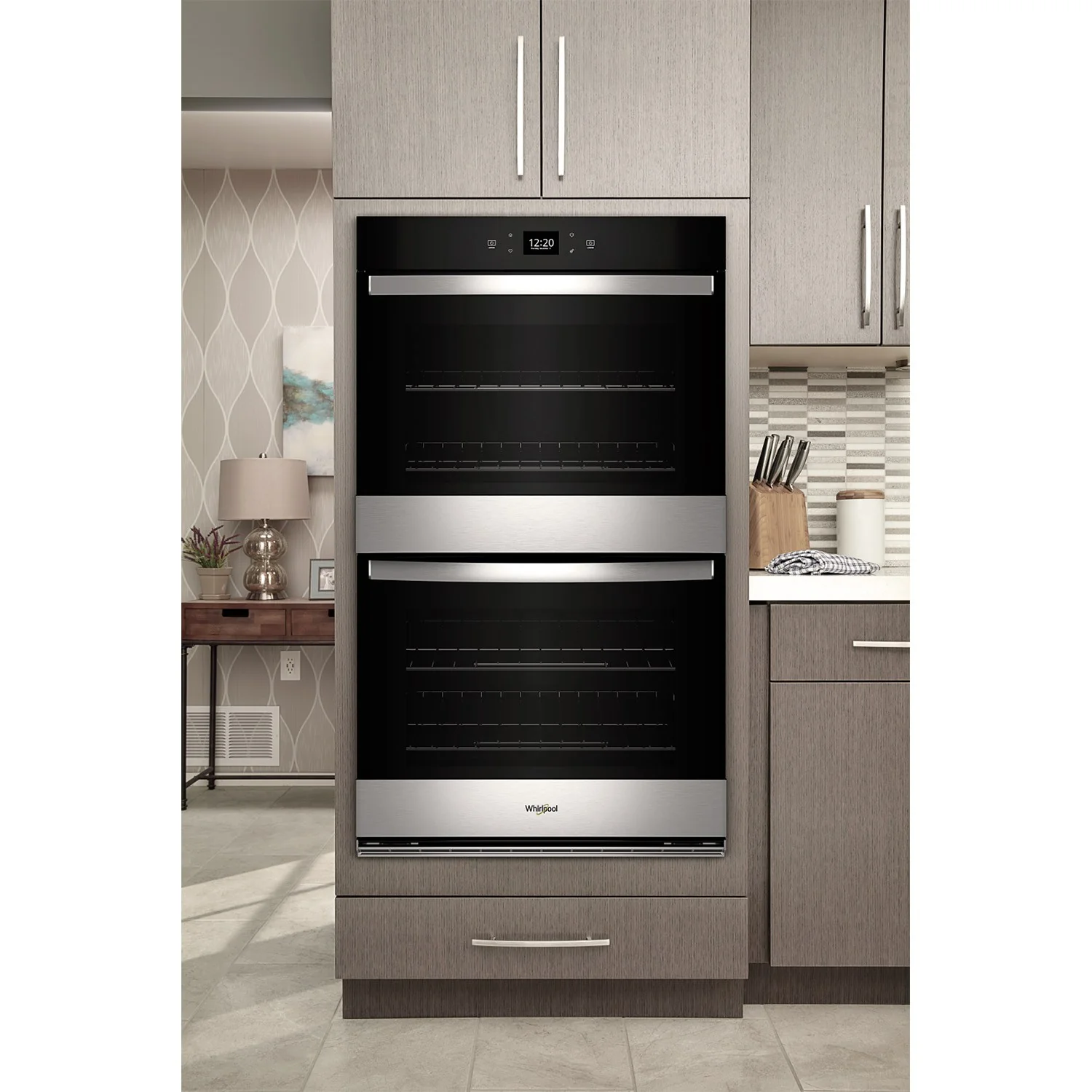 Whirlpool Fingerprint Resistant Stainless Steel Double Wall Oven (8.60 Cu Ft) - WOED5027LZ - Image 10