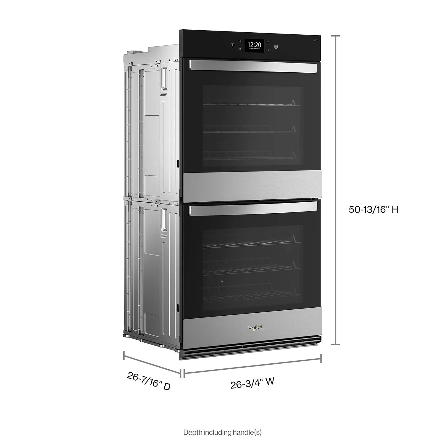 Whirlpool Fingerprint Resistant Stainless Steel Double Wall Oven (8.60 Cu Ft) - WOED7027PZ - Image 3