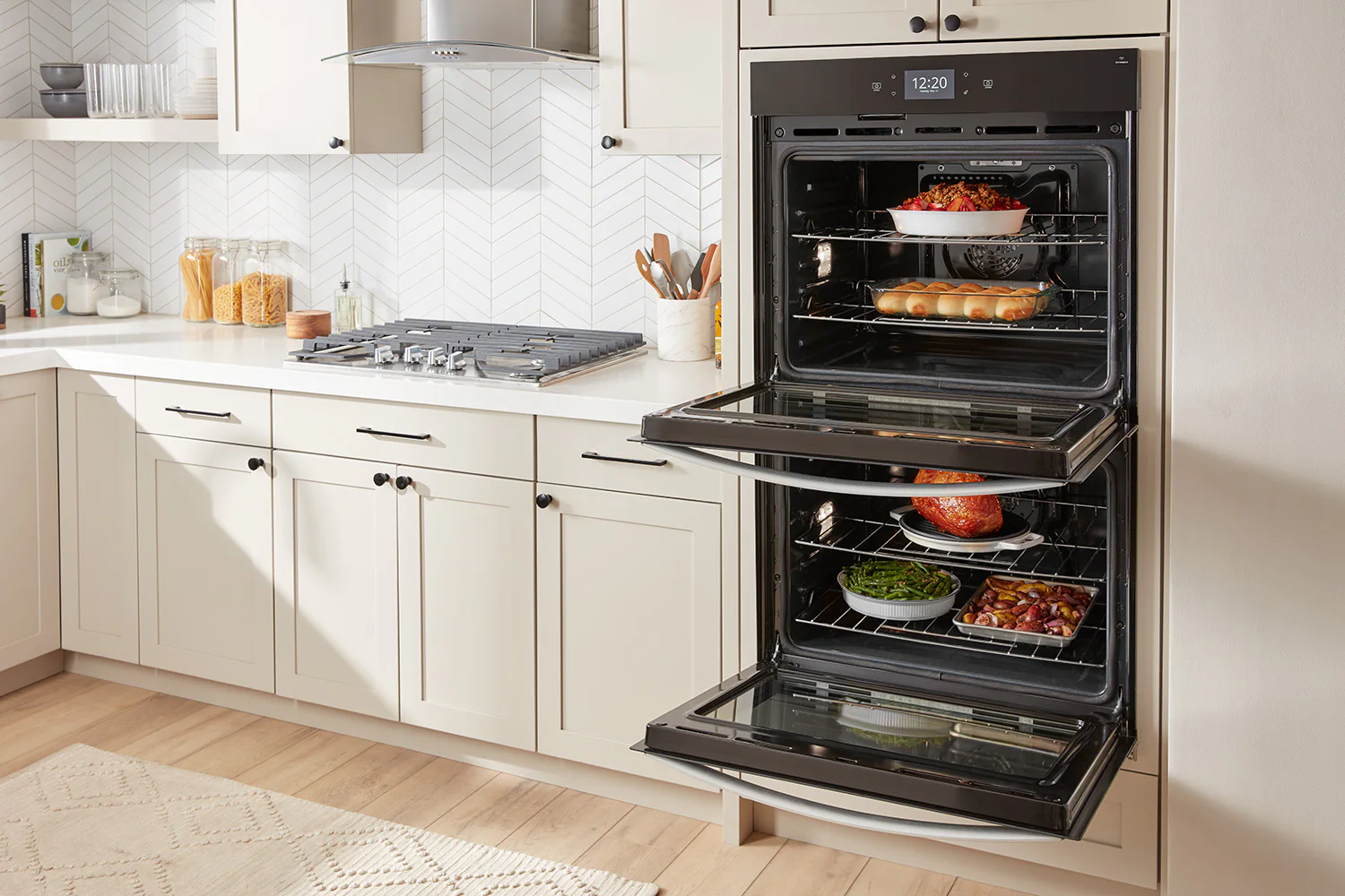 Whirlpool Fingerprint Resistant Stainless Steel Double Wall Oven (8.60 Cu Ft) - WOED7027PZ - Image 8