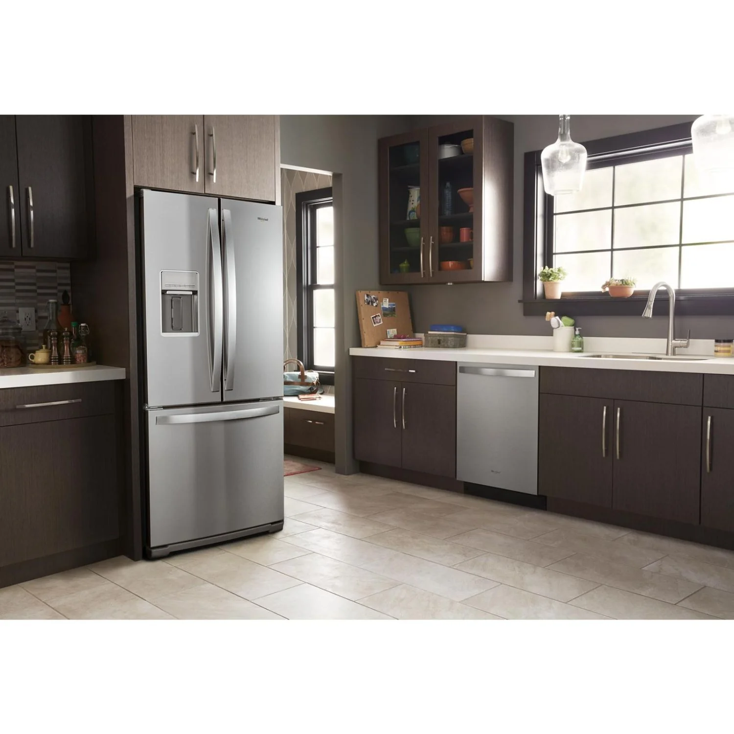 Whirlpool 30" 20 Cu. Ft. Fingerprint Resistant Stainless Steel French Door Refrigerator - WRF560SEHZ - Image 5
