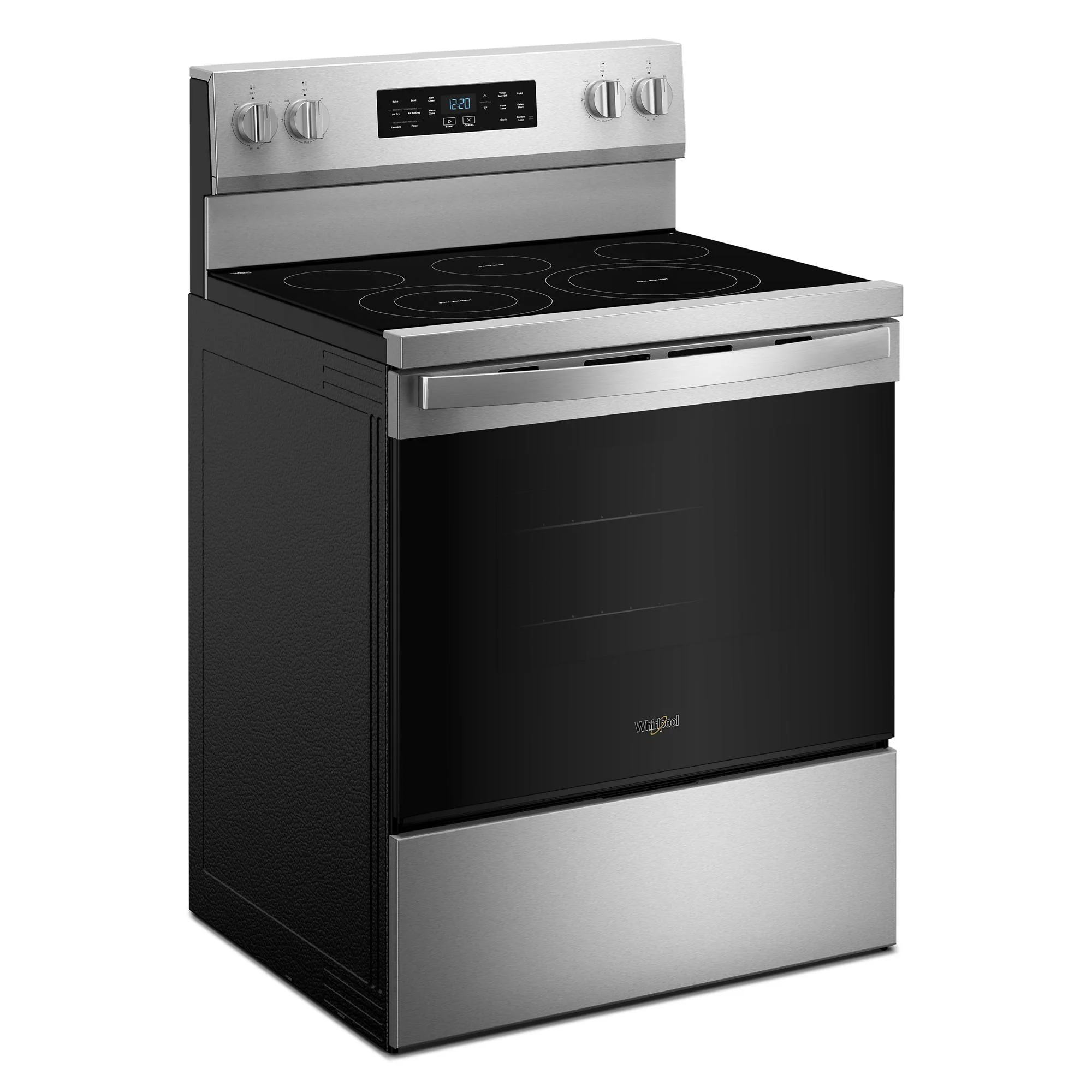 Whirlpool Fingerprint Resistant Stainless Steel Freestanding Electric Single Oven Convection Range (5.3 Cu. Ft.) - YWFES5730SZ - Image 2