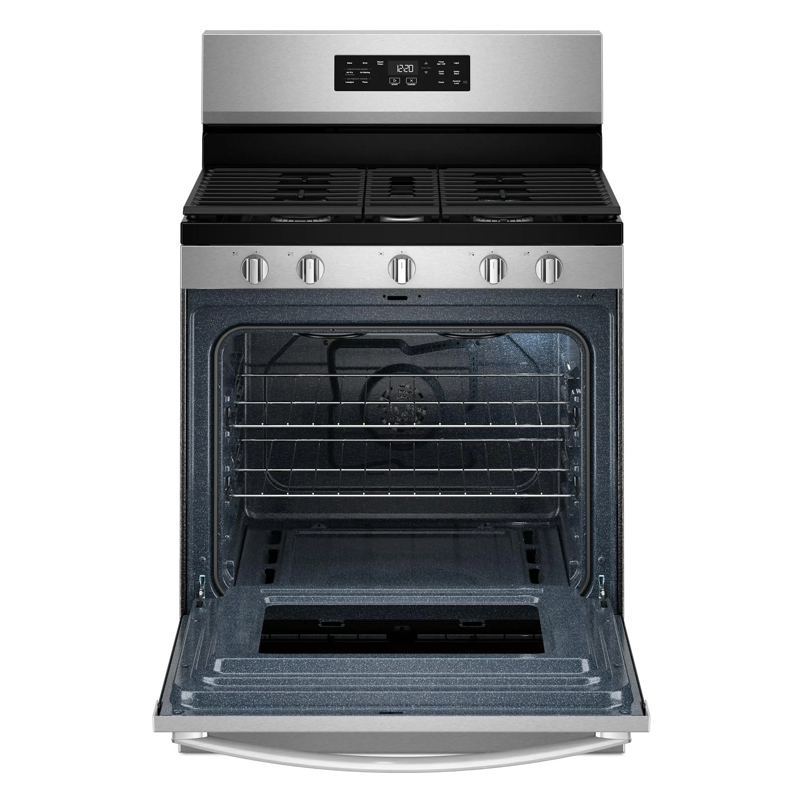 Whirlpool Fingerprint Resistant Stainless Steel Freestanding Gas Single Oven Convection Range (5.0 Cu. Ft.) - WFGS4530SZ - Image 4
