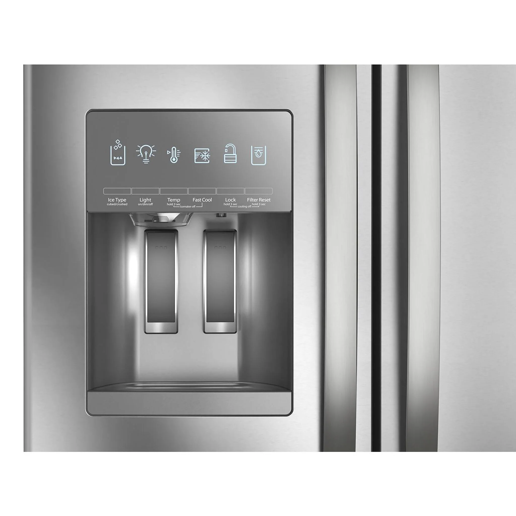 Whirlpool Fingerprint Resistant Stainless Steel French Door Refrigerator (24.7 Cu.Ft.) - WRFF3436RZ - Image 4