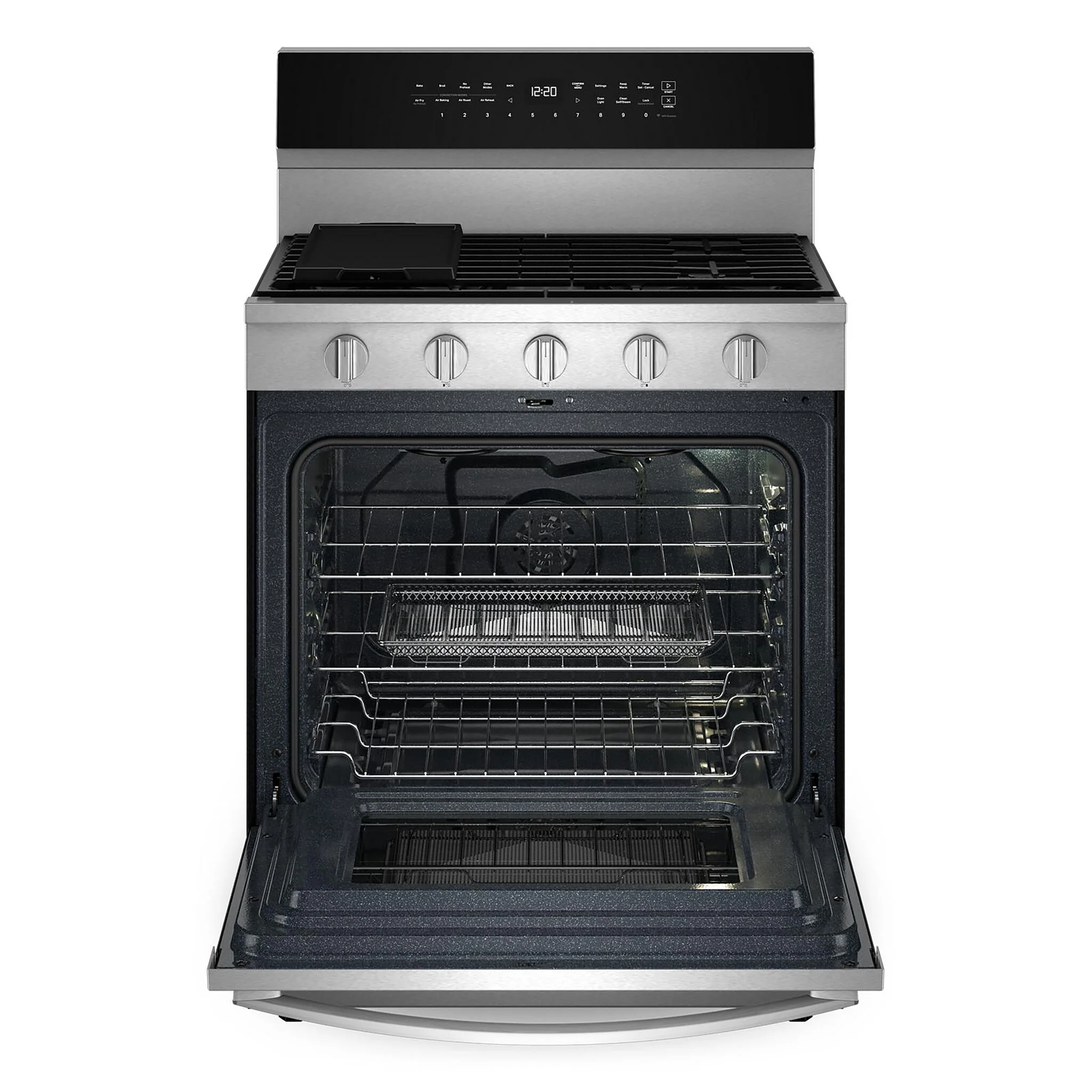 Whirlpool Fingerprint Resistant Stainless Steel Gas Freestanding Range (5 Cu.Ft.) - WFGS7530RZ - Image 2