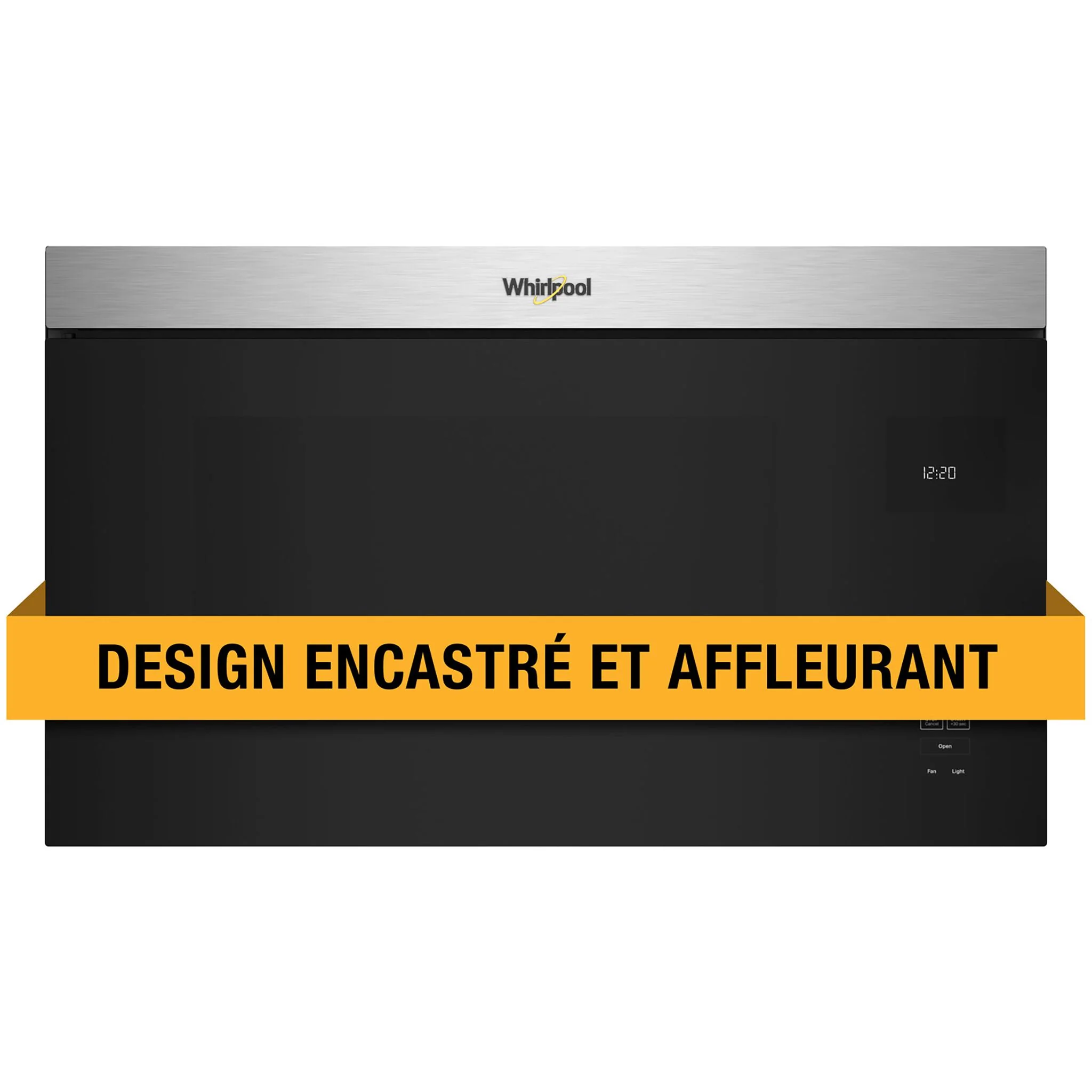 Whirlpool Fingerprint Resistant Stainless Steel Over-the-Range Microwave (1.10 Cu Ft) - YWMMF5930PZ - Image 3