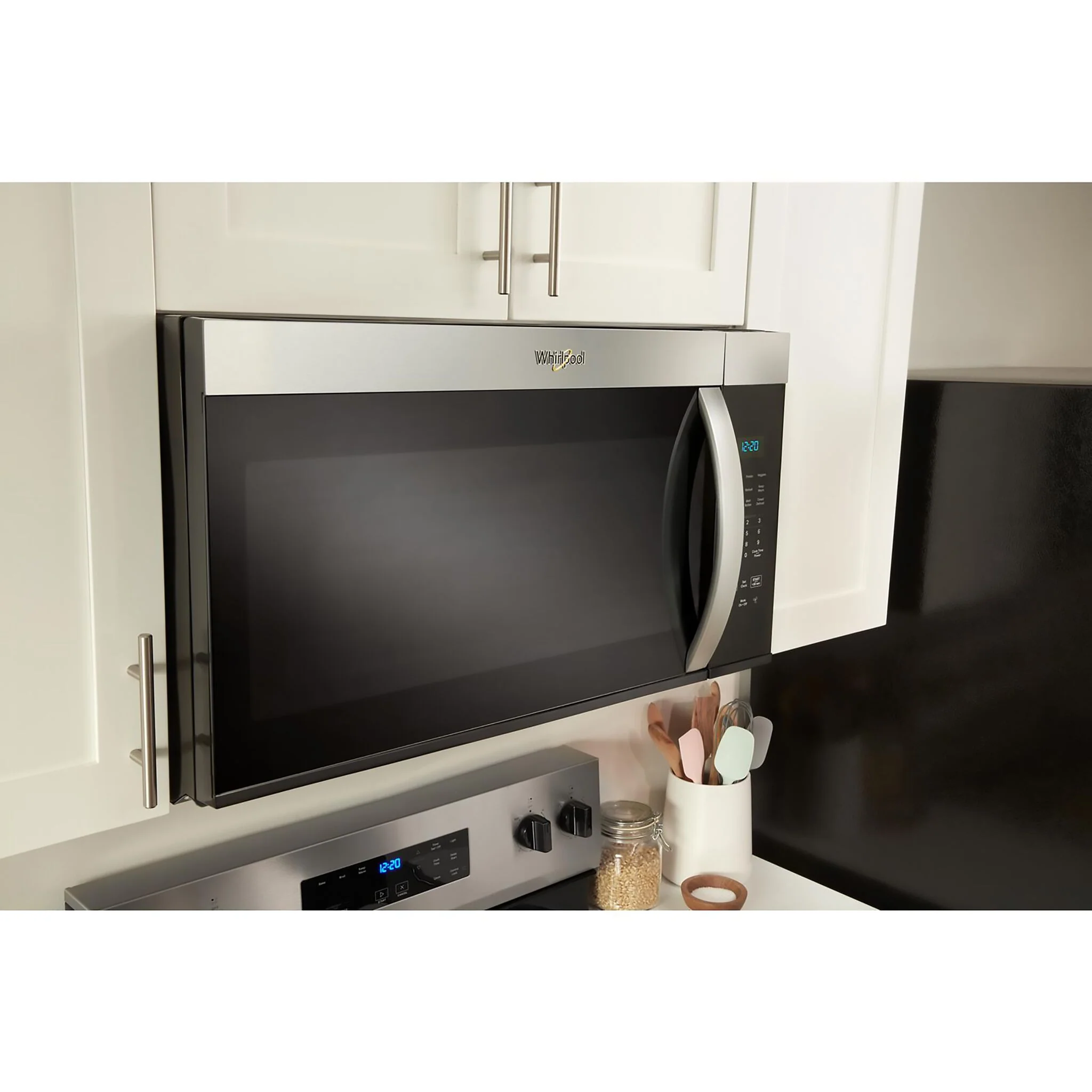 Whirlpool Fingerprint Resistant Stainless Steel Over-The-Range Microwave (1.7 Cu.Ft.) - YWMMS3130RZ - Image 2