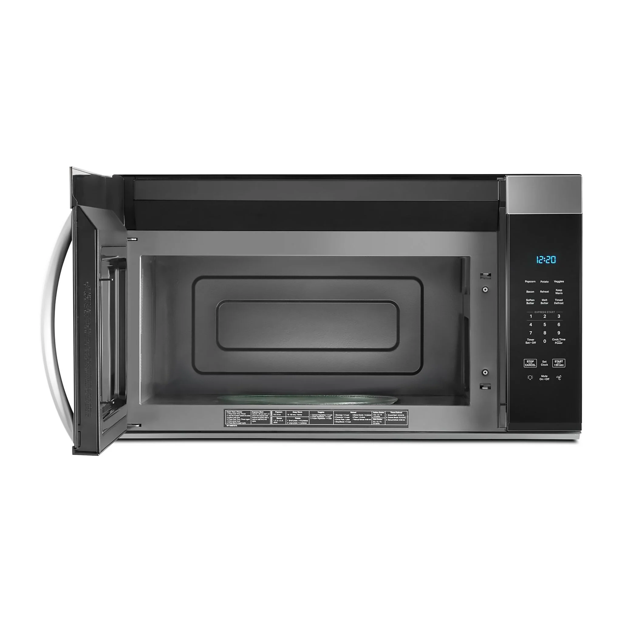 Whirlpool Fingerprint Resistant Stainless Steel Over-The-Range Microwave (1.7 Cu.Ft.) - YWMMS3130RZ - Image 3