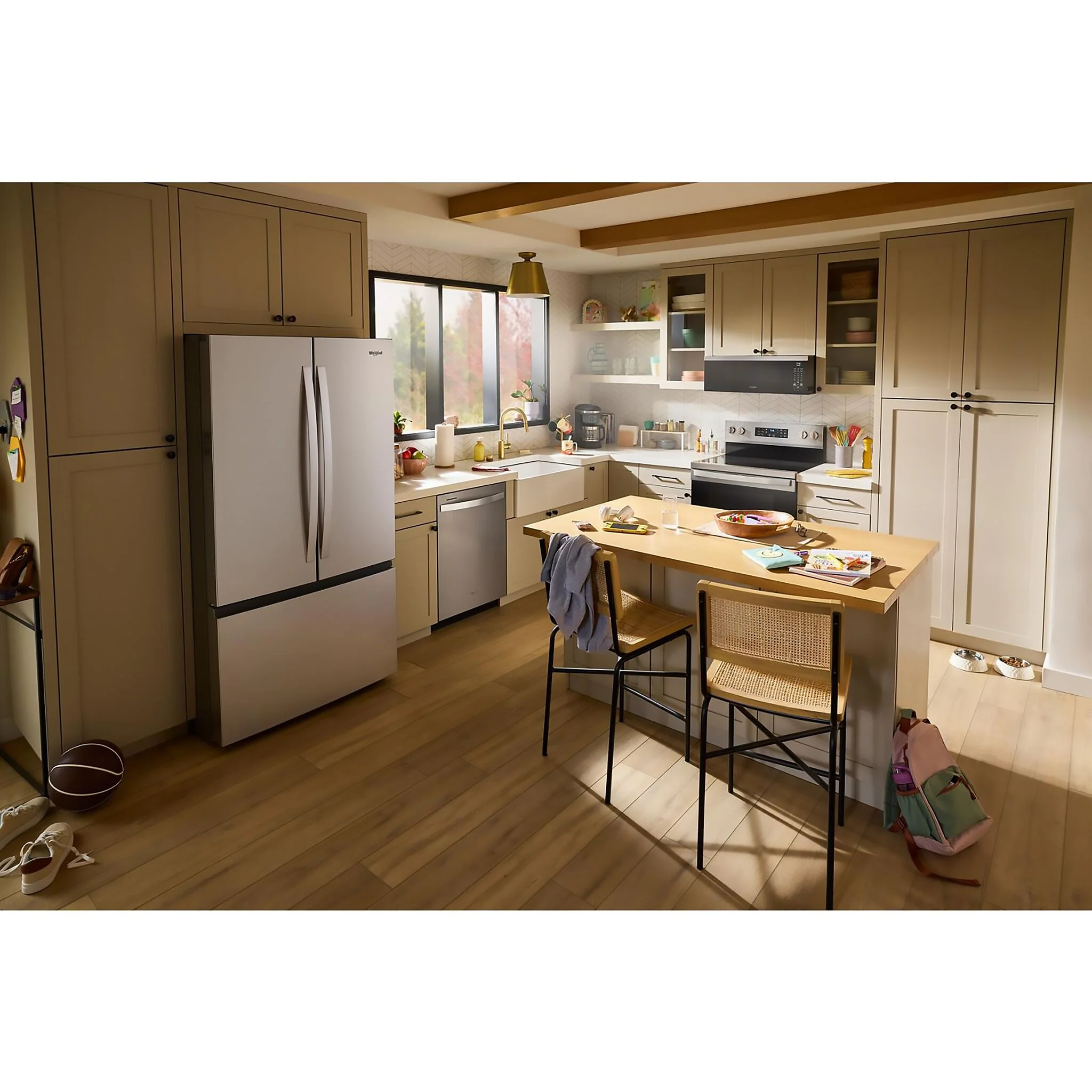 Whirlpool 36" 31 Cu. Ft. Fingerprint Resistant Stainless Steel Refrigerator - WRFF3336SZ - Image 2