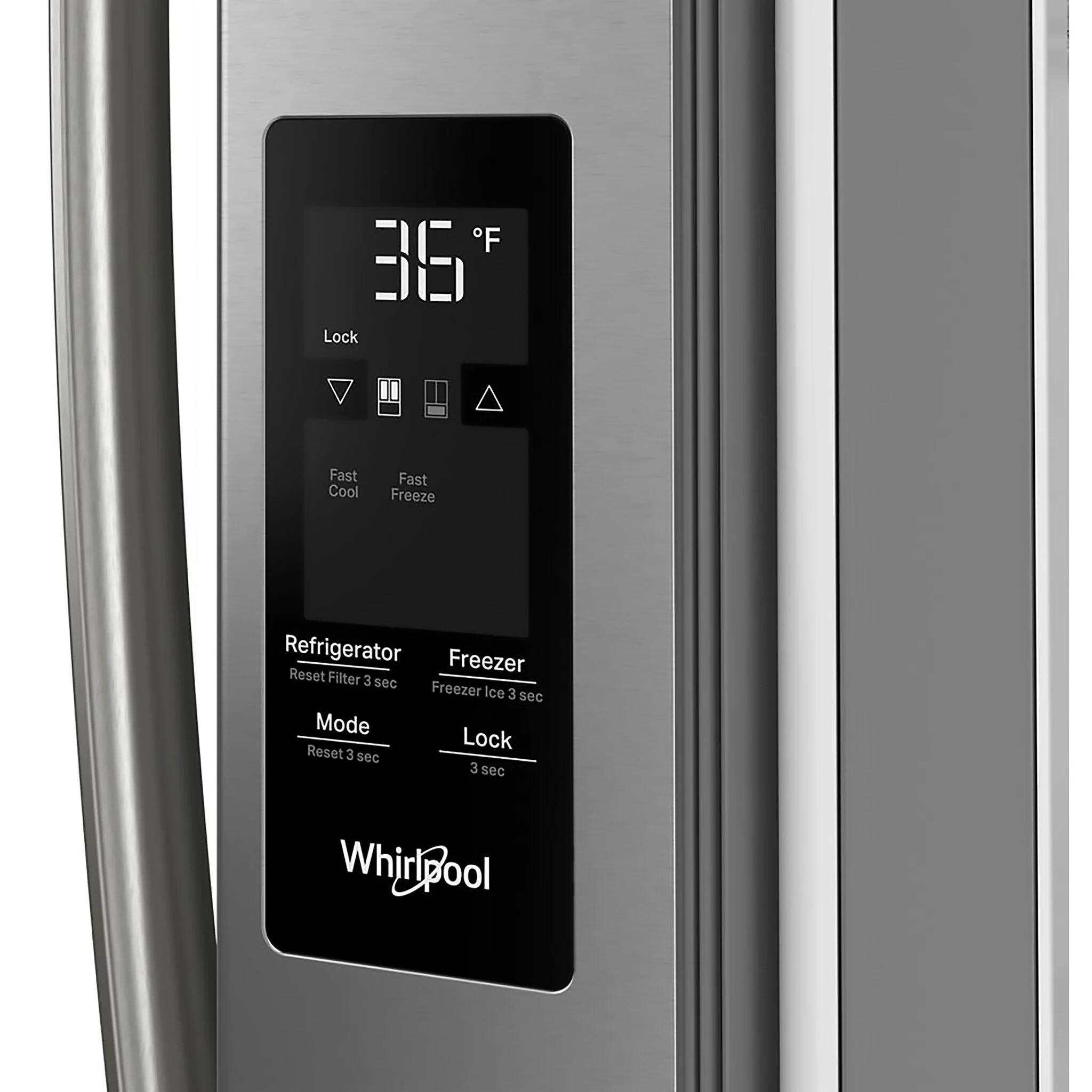 Whirlpool 36" 31 Cu. Ft. Fingerprint Resistant Stainless Steel Refrigerator - WRFF3336SZ - Image 5