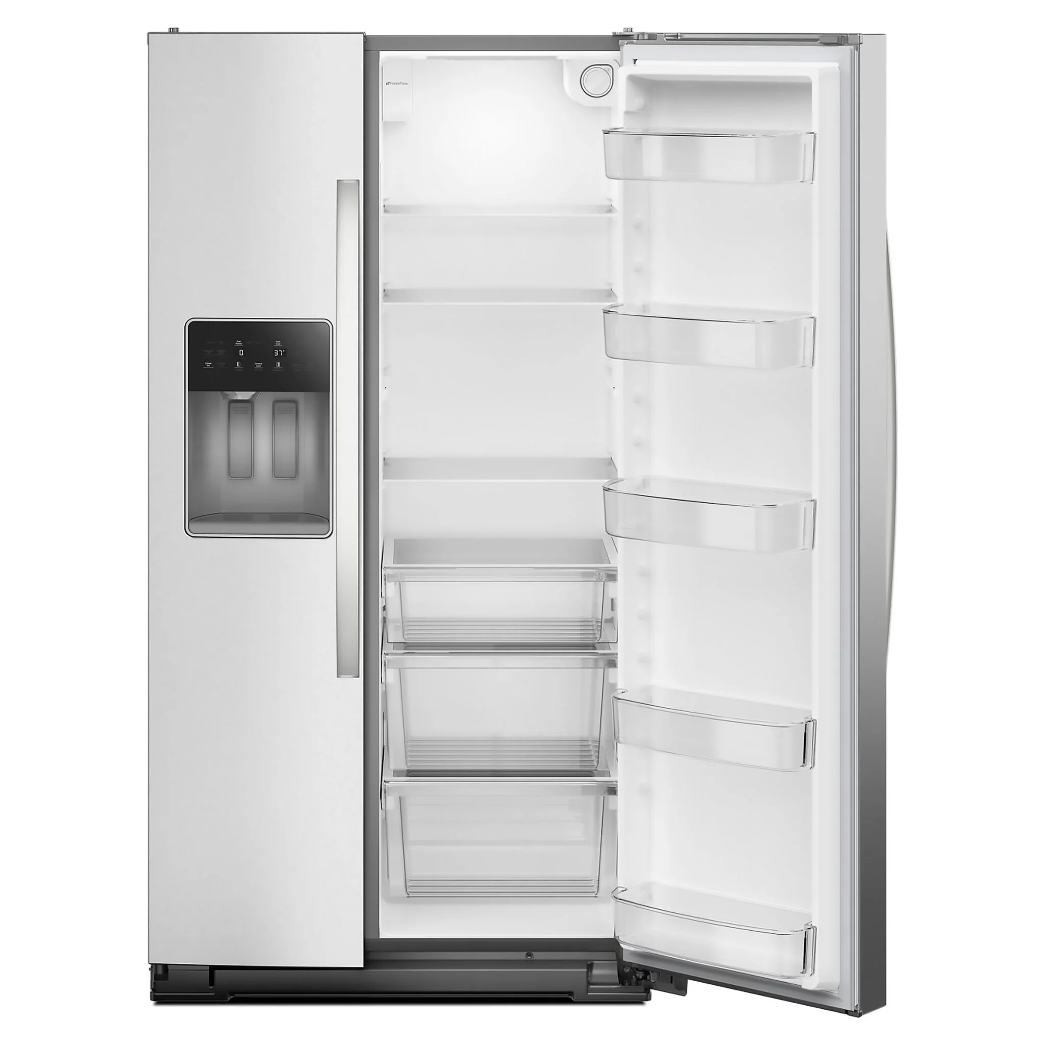 Whirlpool 36" 28.7 Cu. Ft. Fingerprint Resistant Stainless Steel Side-by-Side Refrigerator - WRSF5536RZ - Image 5