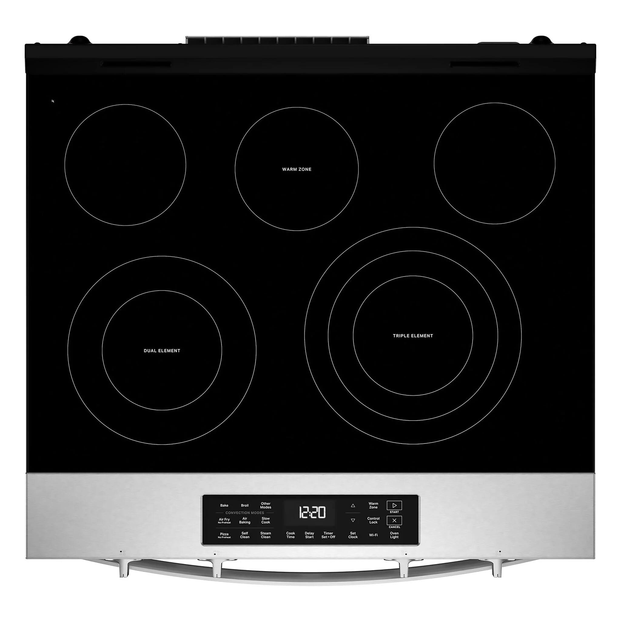 Whirlpool Fingerprint Resistant Stainless Steel Slide-In Electric Convection Range (5.3 cu.ft.) - YWSES5030SZ - Image 5